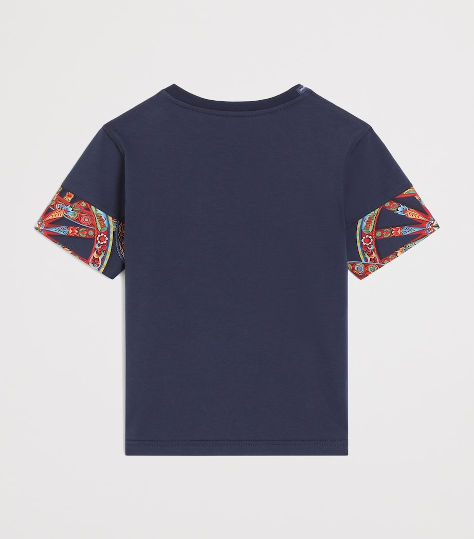 Dolce&Gabbana Kids Carretto Print T-Shirt (8-14 Years) Combined Colou Image 2