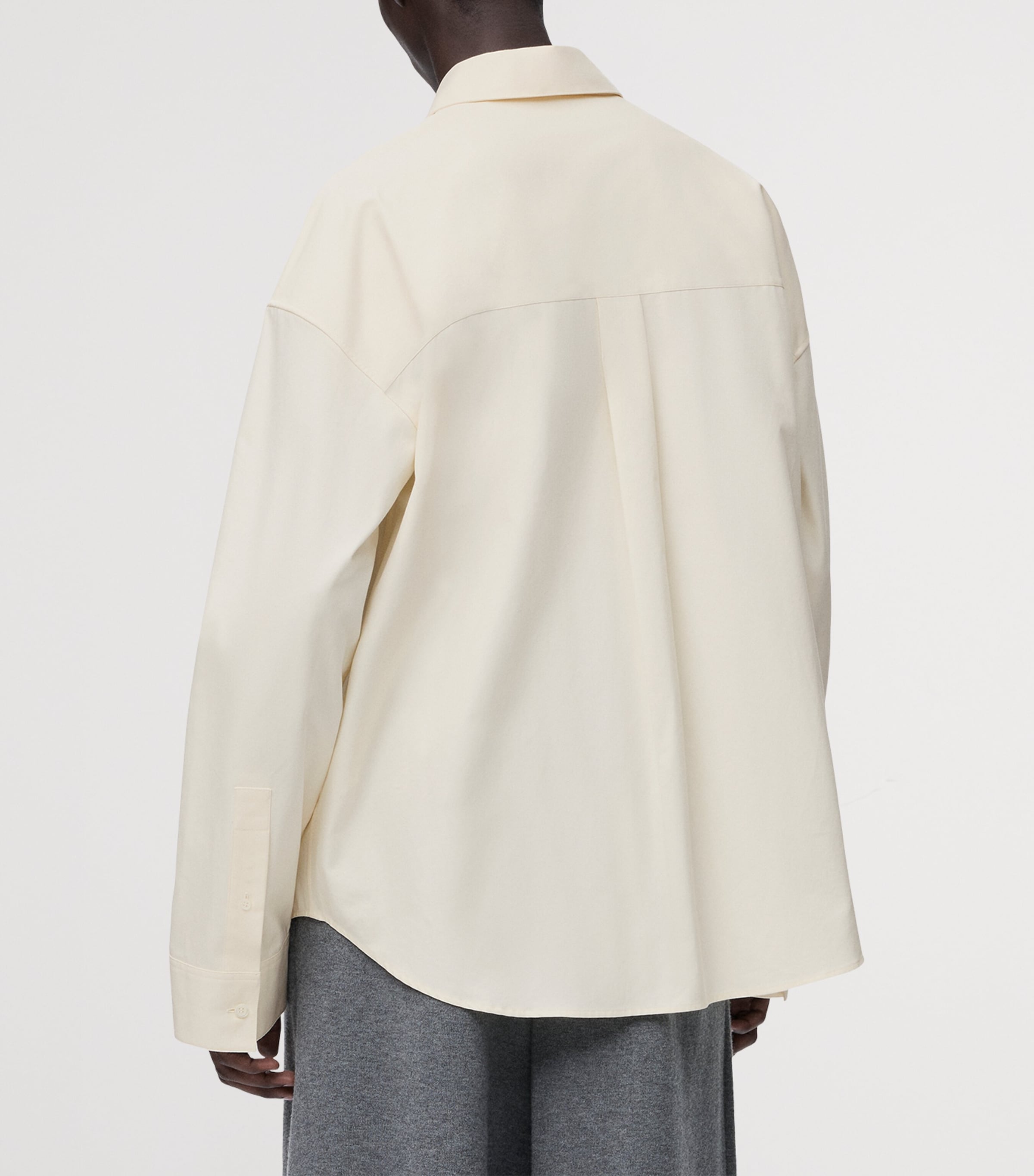 Cotton Twill Shirt ECRU Image 4