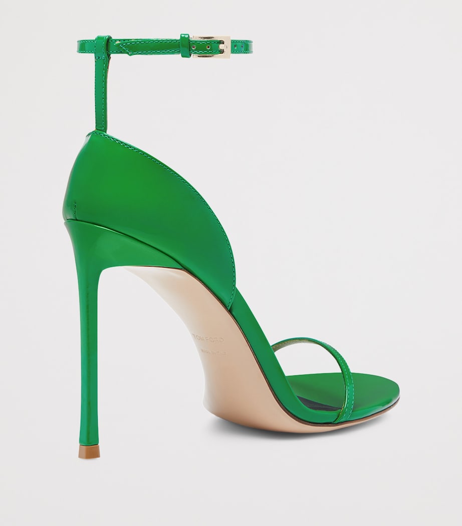 TOM FORD Patent Leather Vertigo Heeled Sandals 85 Gbj Image 5