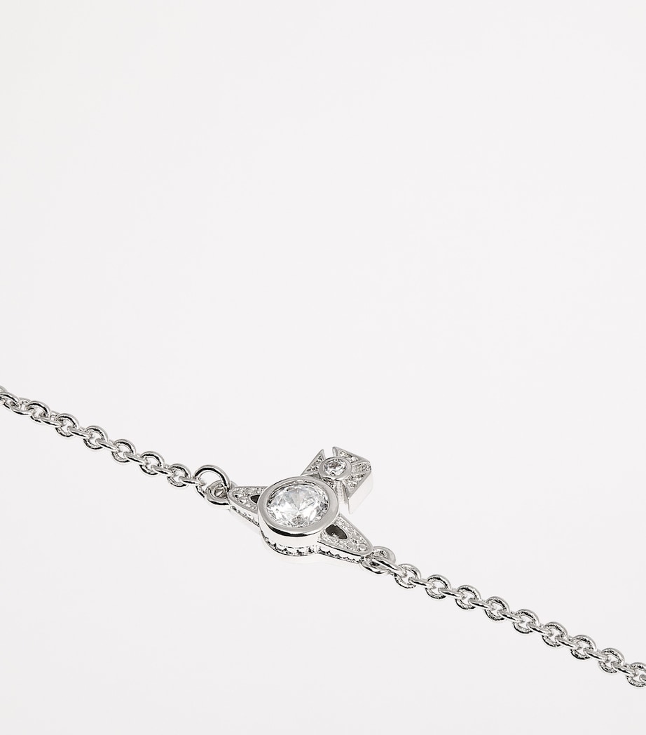 Vivienne Westwood London Orb Bracelet Platinum/white Image 3