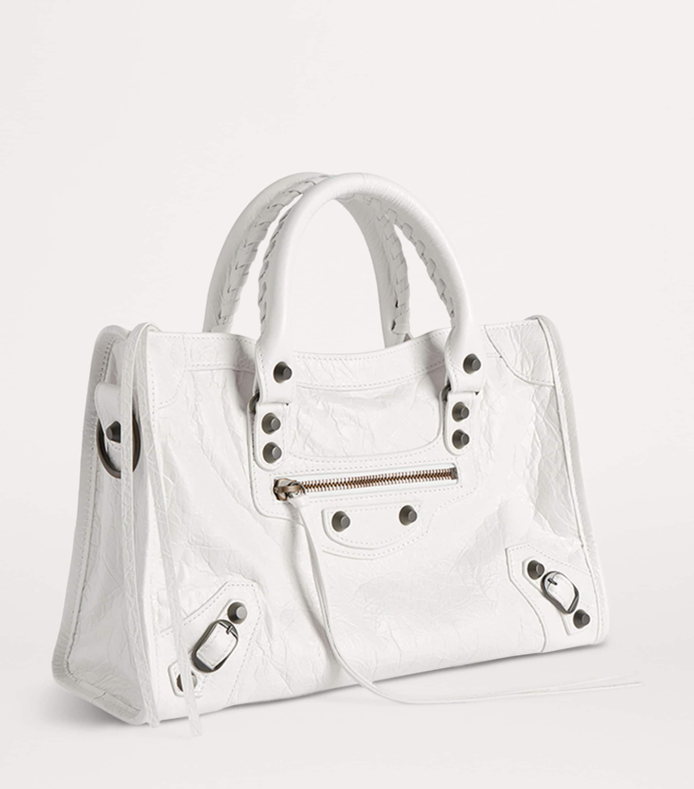 Balenciaga Small Lambskin Le City Top-Handle Bag Image 6