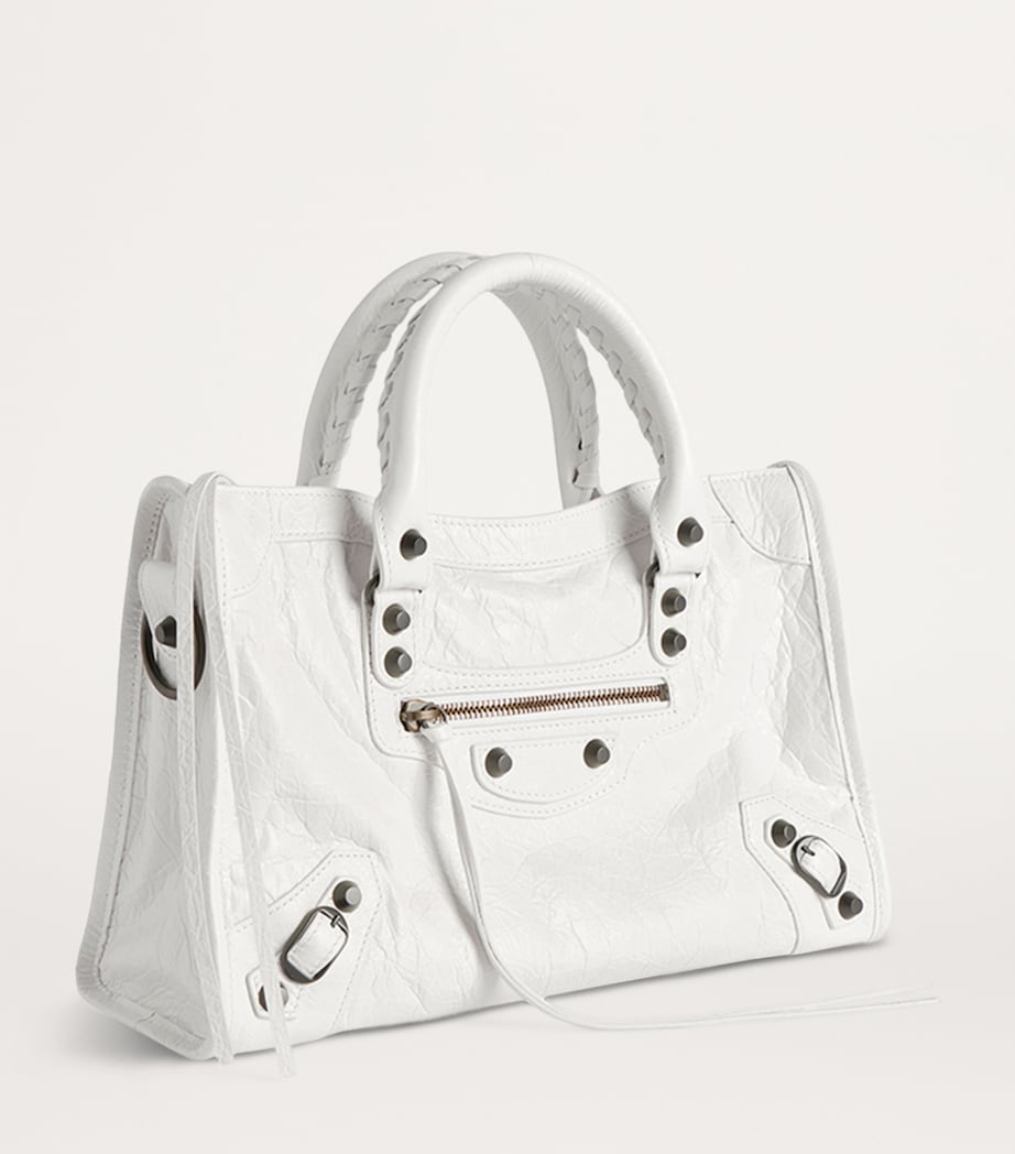 Balenciaga Small Lambskin Le City Top-Handle Bag Image 6