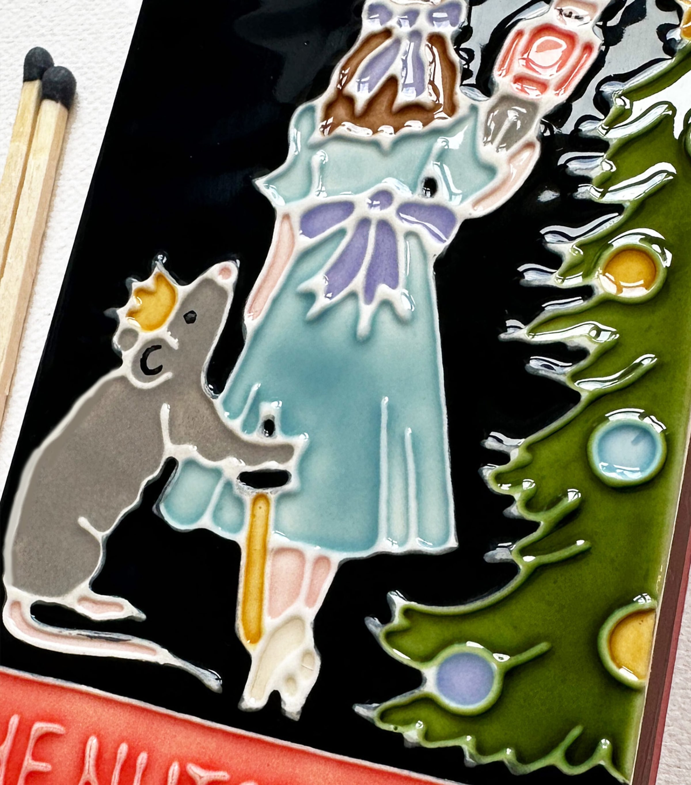 Ceramic The Nutcracker Matchbox MULTI Image 3