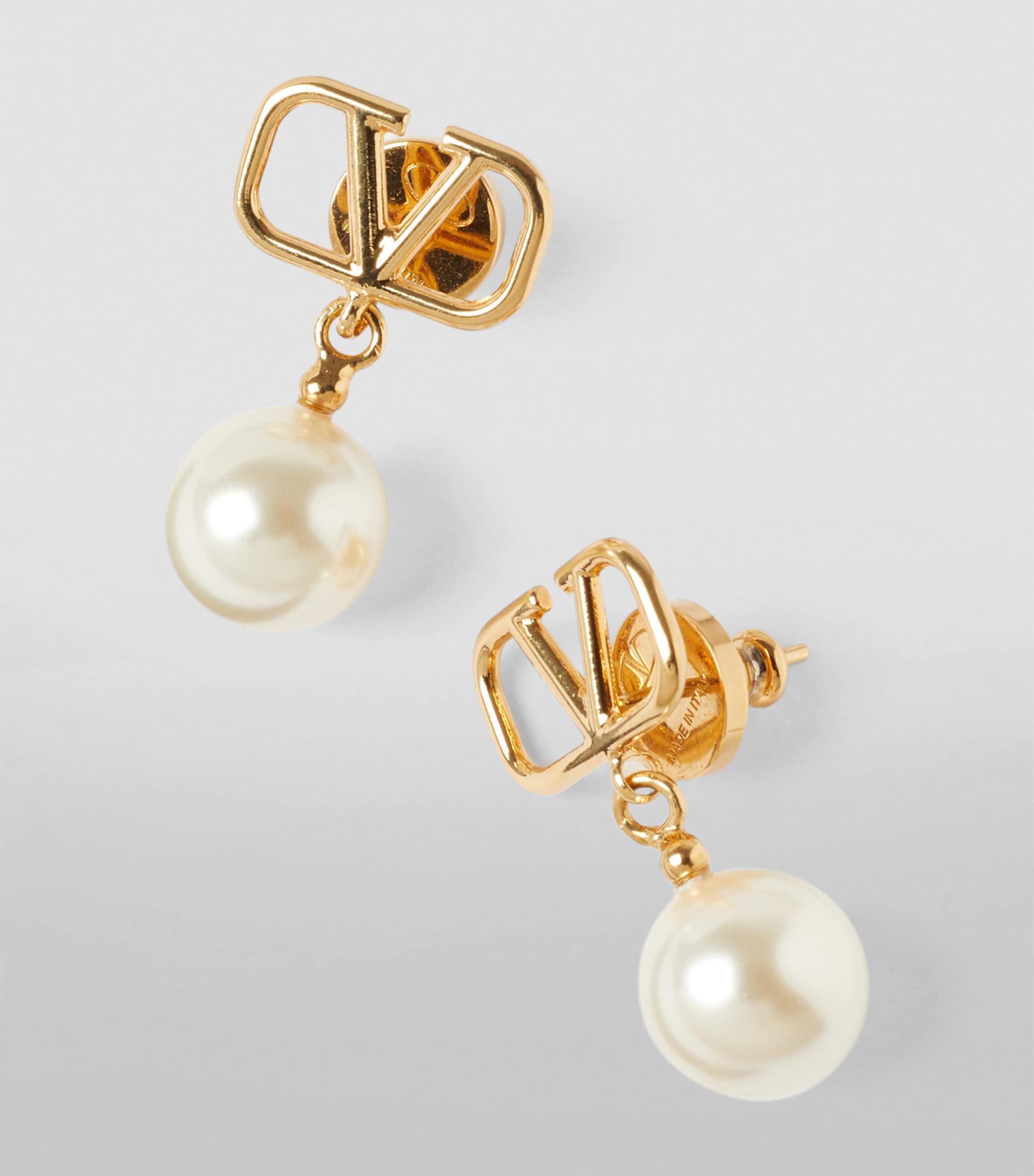 Swarovski Pearl VLOGO Earrings 0O3 Image 2