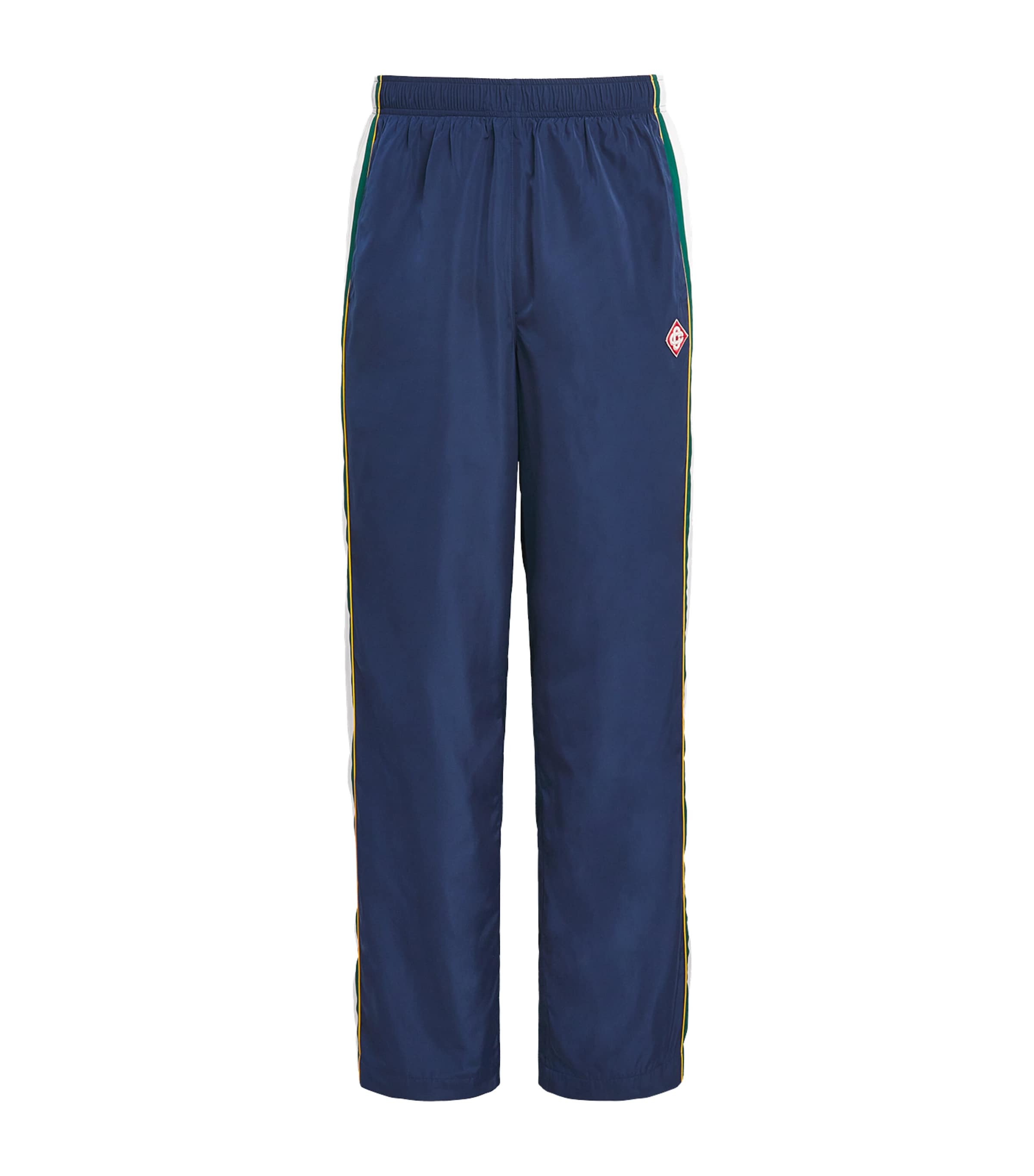 Casablanca Mens Logo Track Pants Nav/grn/wht/ylw Image 1