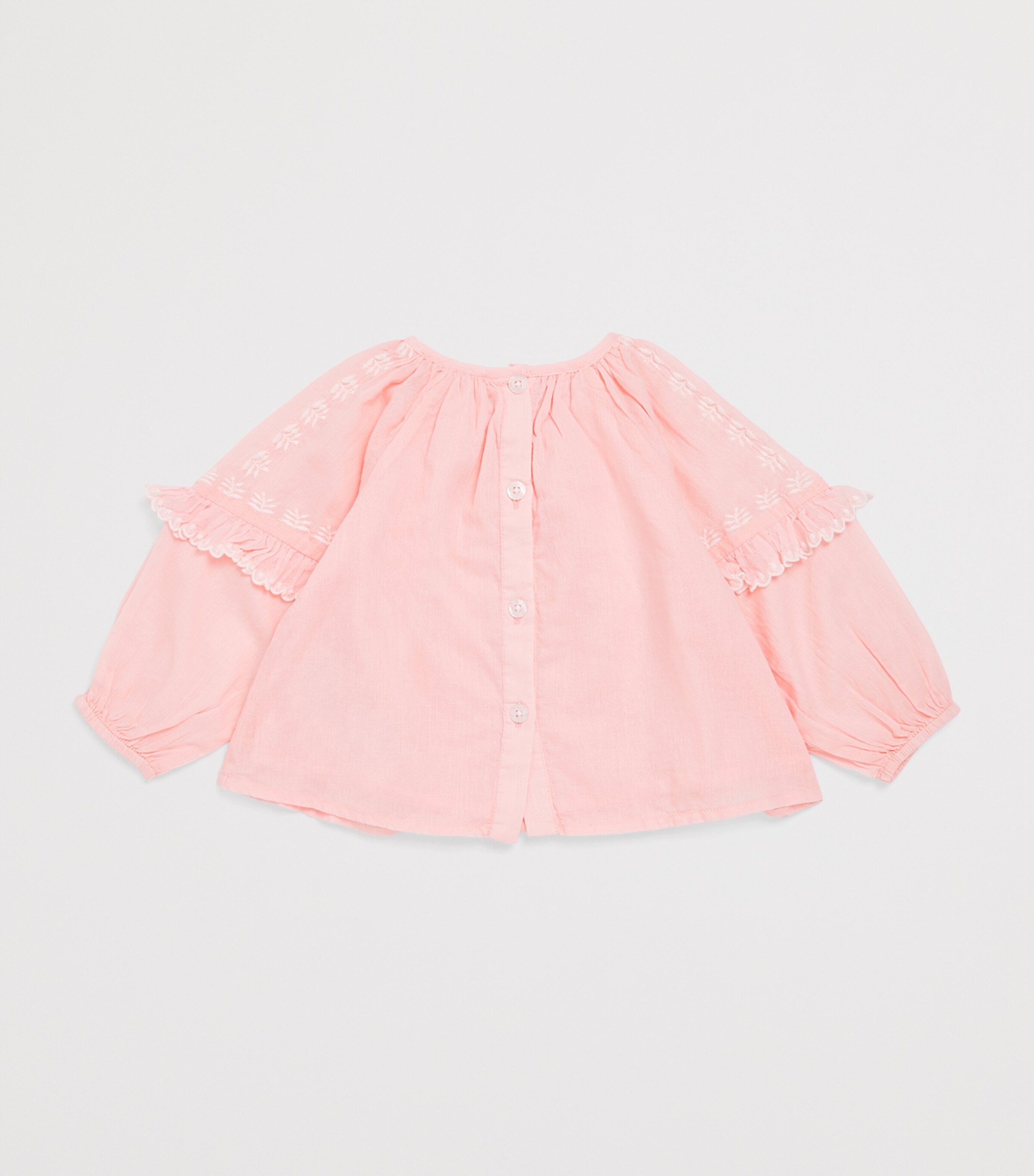 Louise Misha Cotton Irisa Blouse (3 Years) Blush Image 2