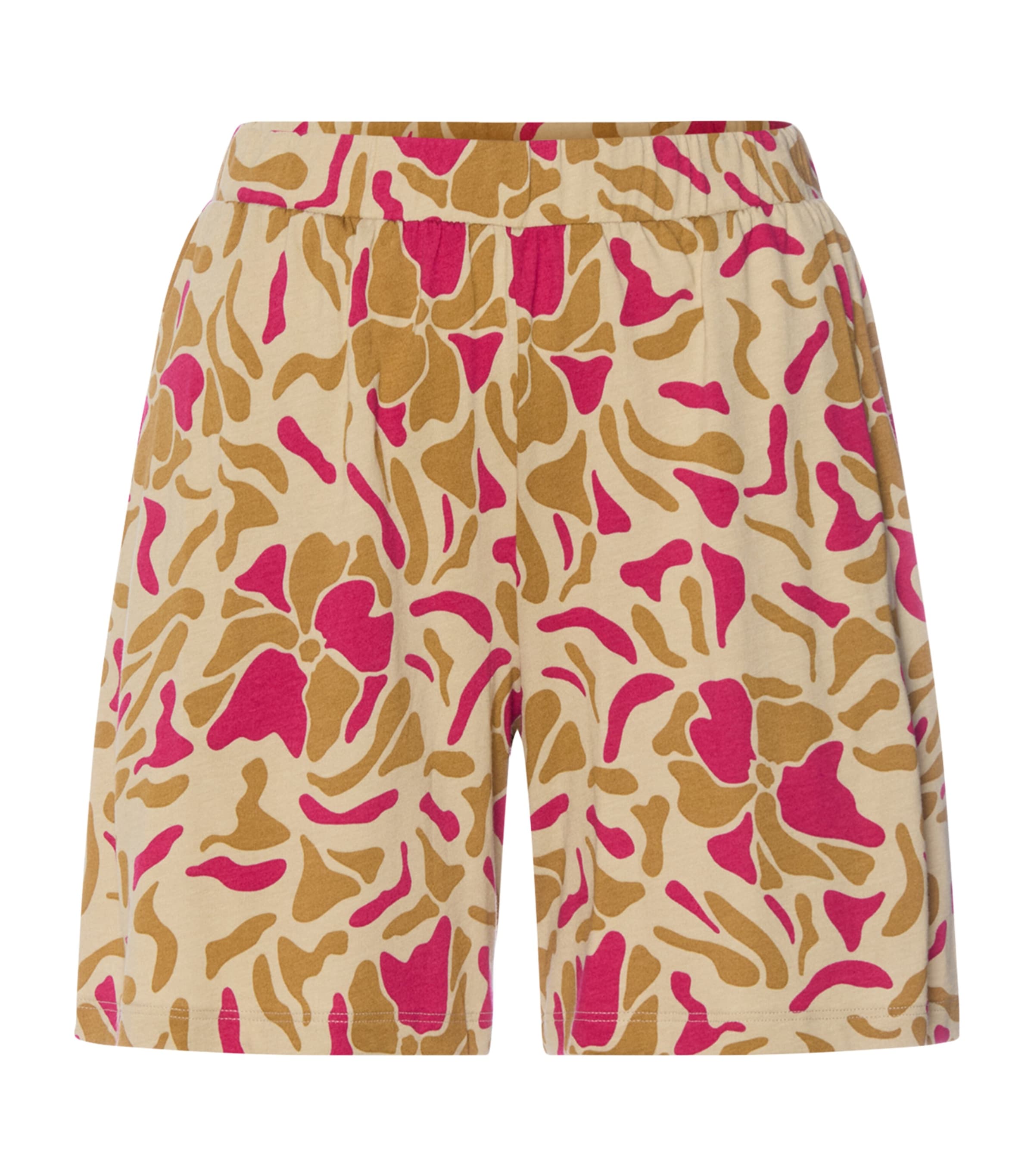 Hanro Womens Cotton-Modal Printed Shorts Illustrated Petals Image 1