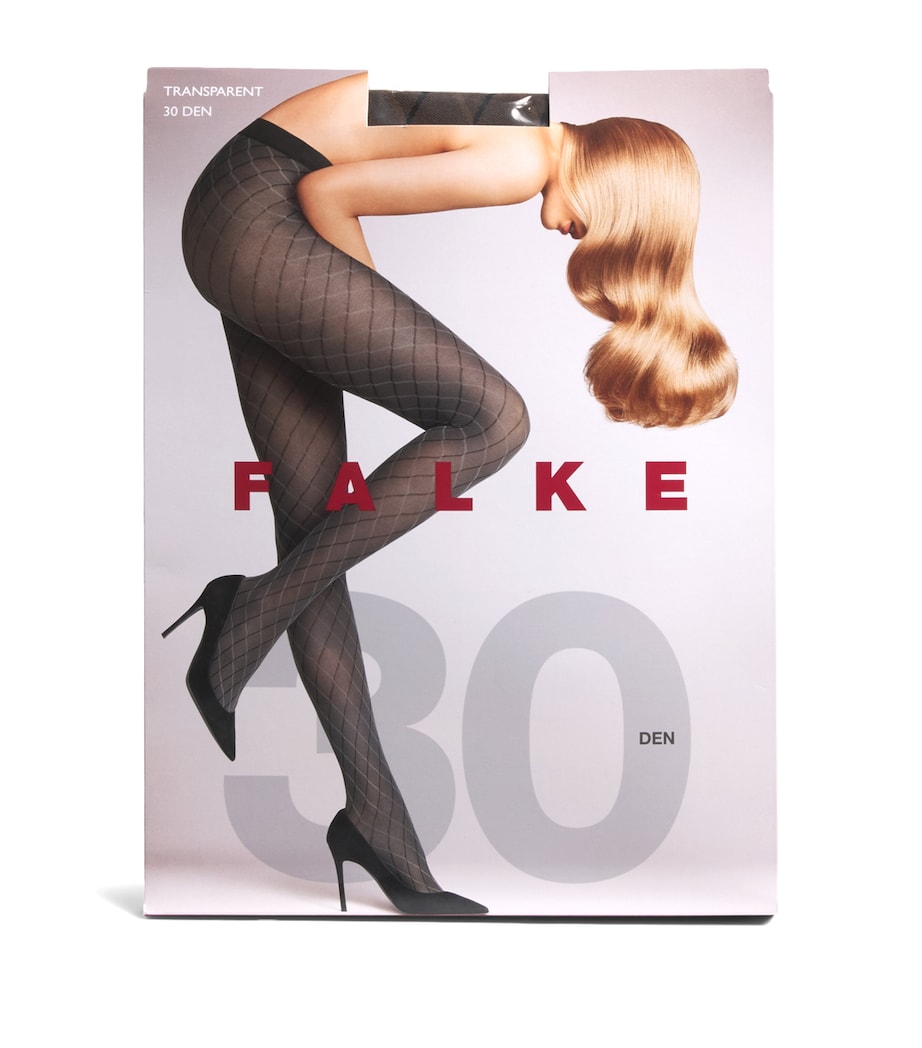 Falke Womens Intrigue 30 Tights Chocolate Image 1
