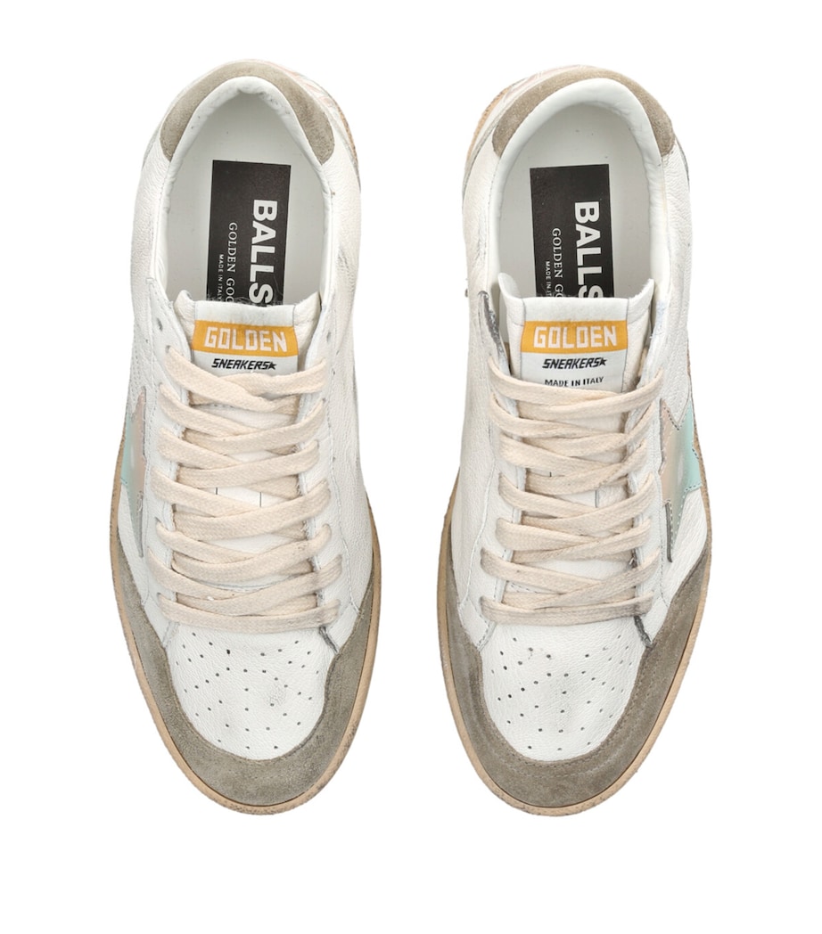 Golden Goose Leather Ballstar Low-Top Sneakers Other Image 4