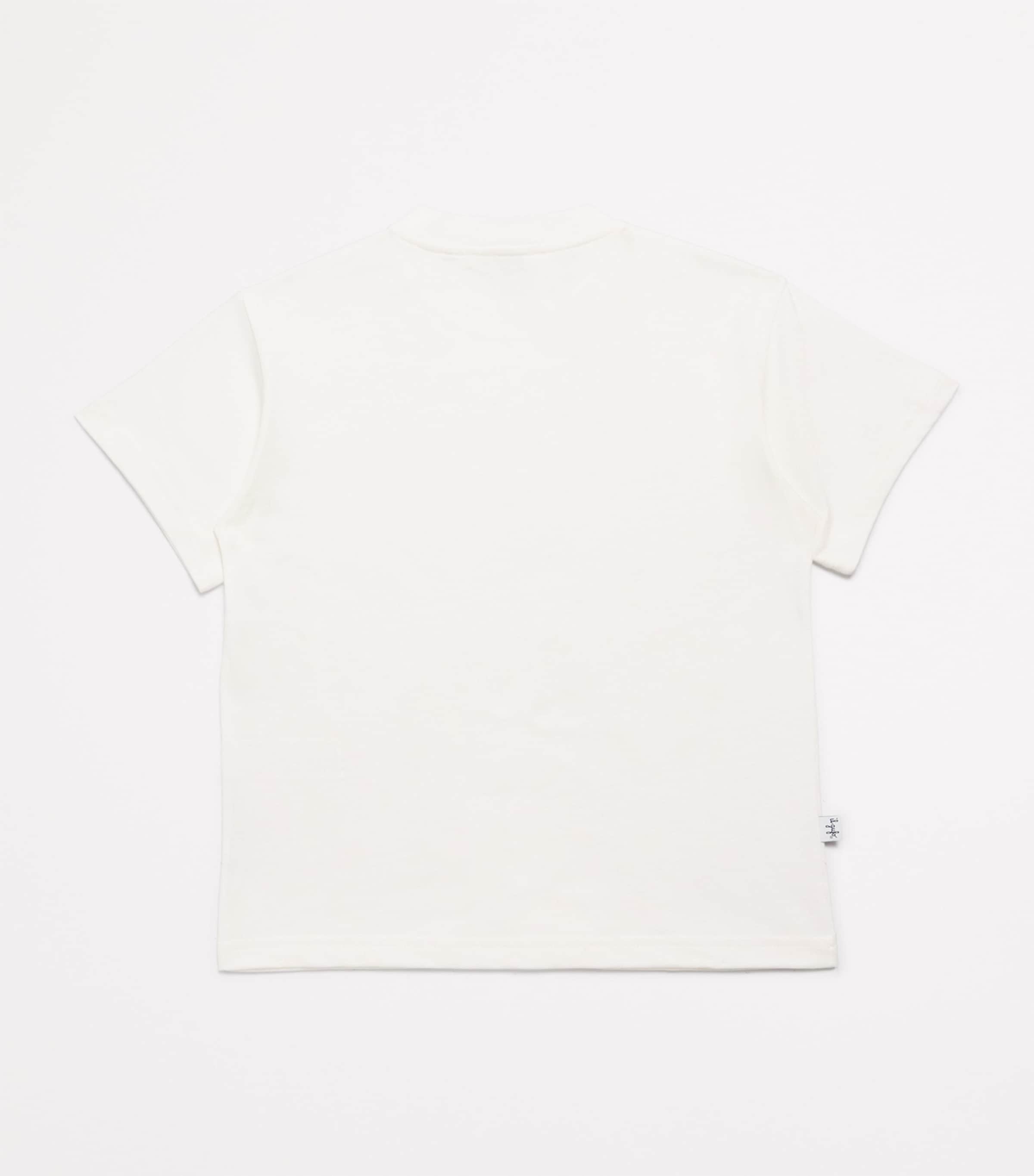 Il Gufo Cotton Motorcycle T-Shirt (2-12 Years) Milk/blue Image 2