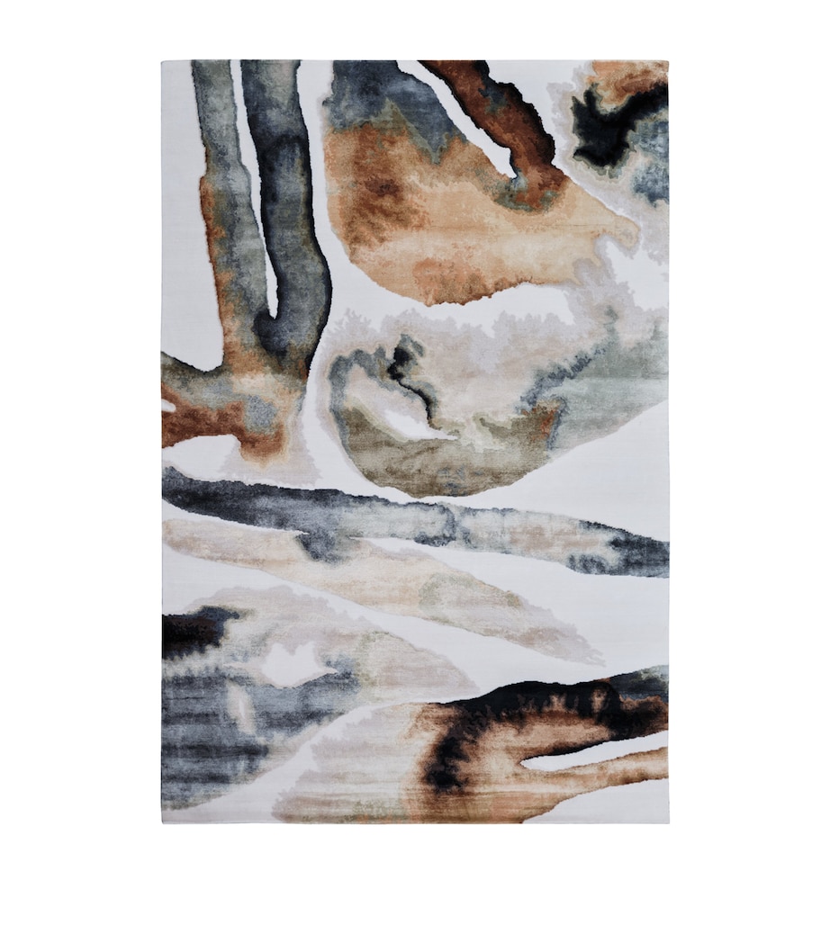 Wool-Silk Kali Umber Rug (3.05m x 2.44m) NEUTRAL Image 1