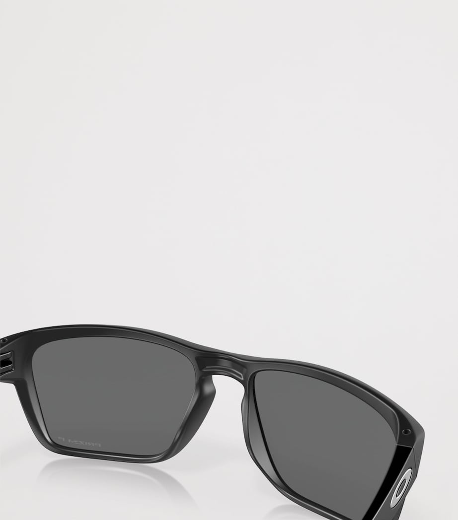 Oakley Sylas Rectangle Sunglasses Black Image 7