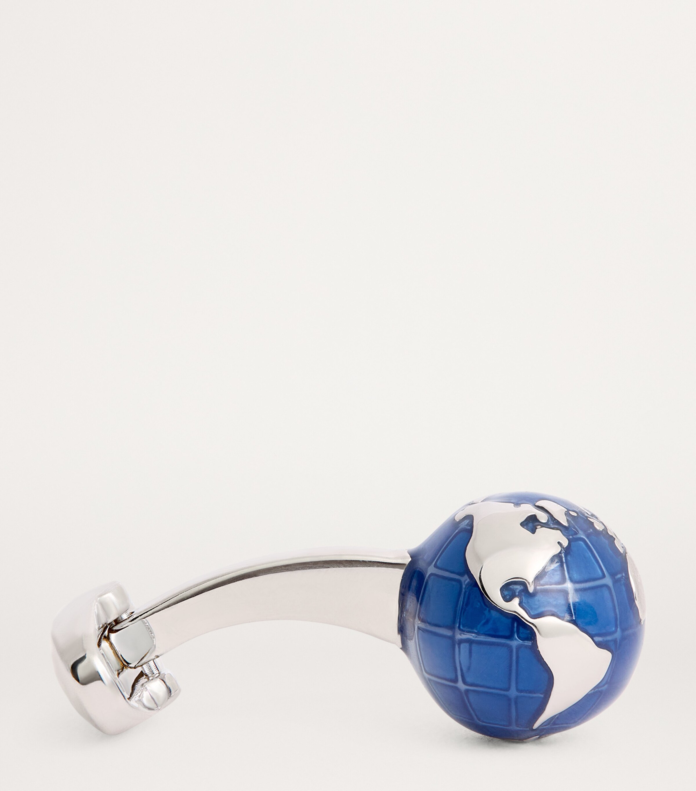 Globe Cufflinks 47_NAVY Image 4