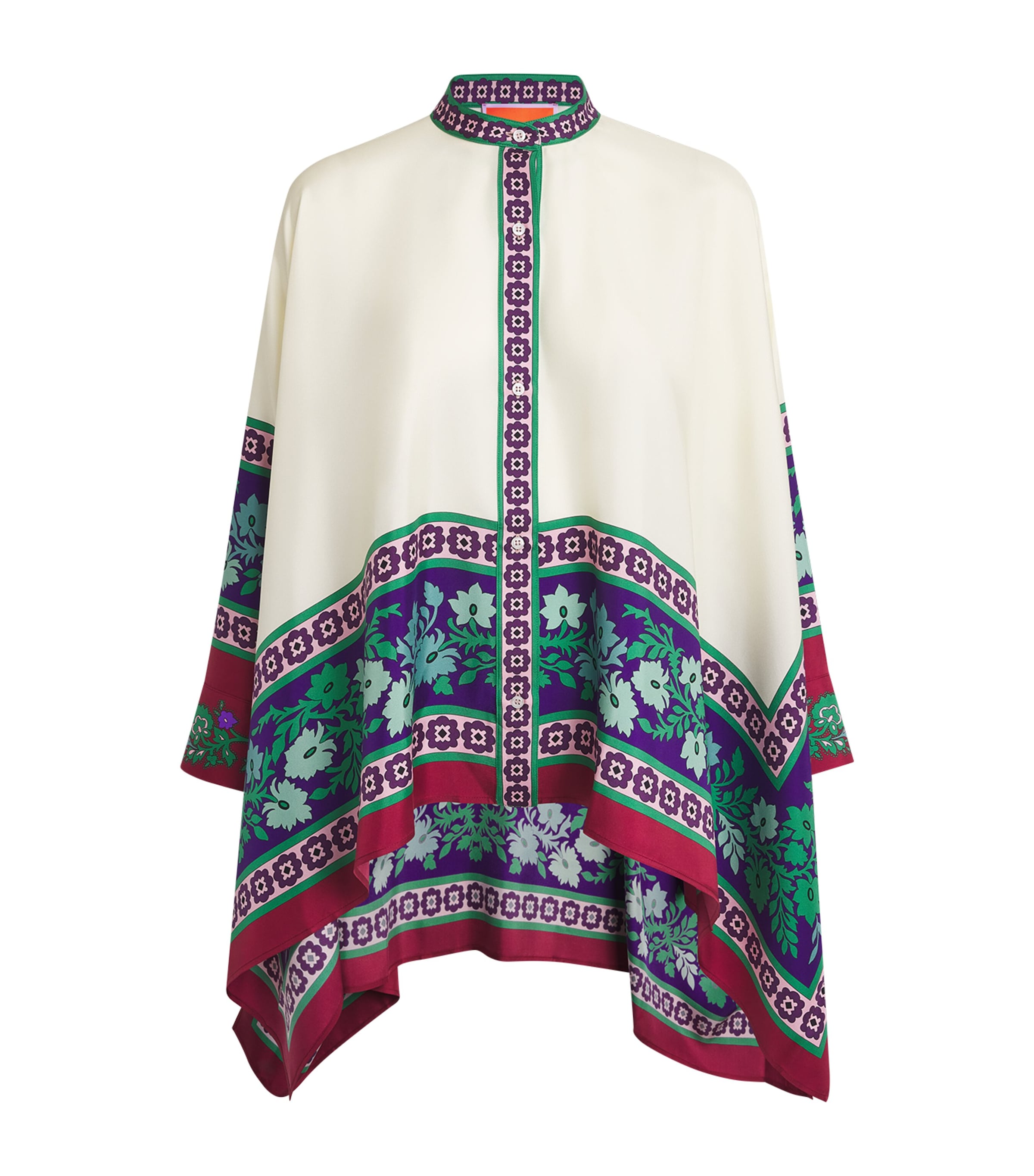 Silk Regalia Print Foulard Shirt RE01REGALIA PLACEE Image 1
