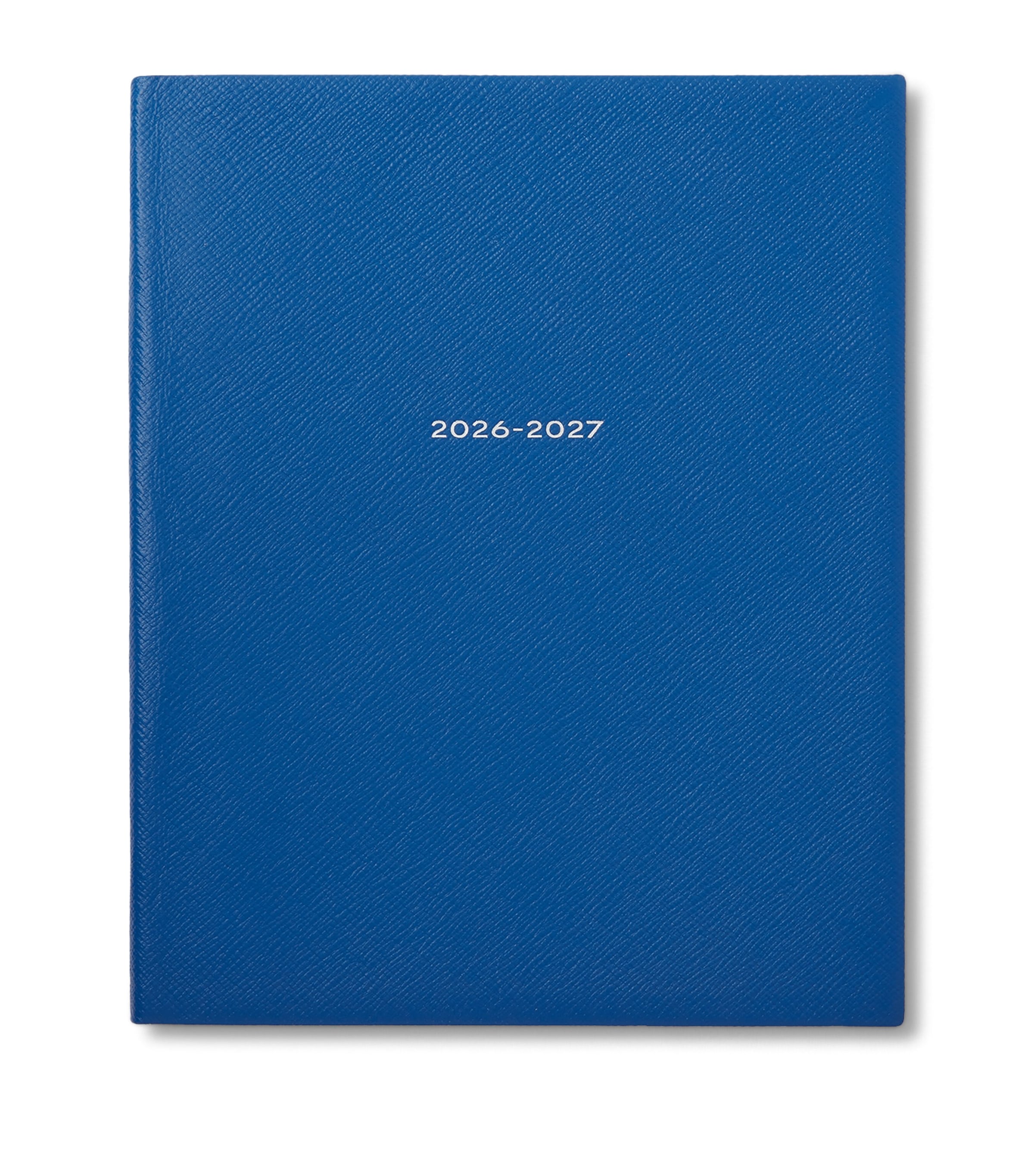 Smythson Leather Portobello Weekly Diary 2026-2027 Cerulean Image 1