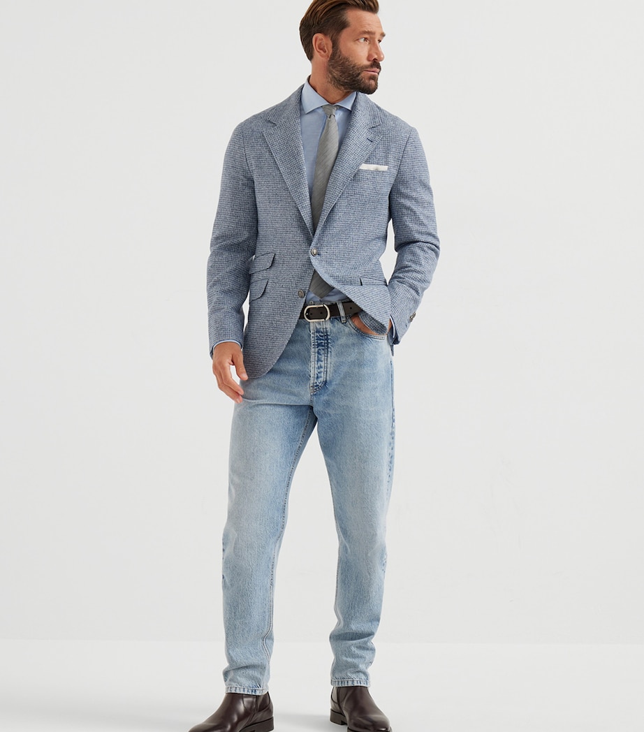 Silk-Wool-Cashmere Deconstructed Blazer C213 Image 3