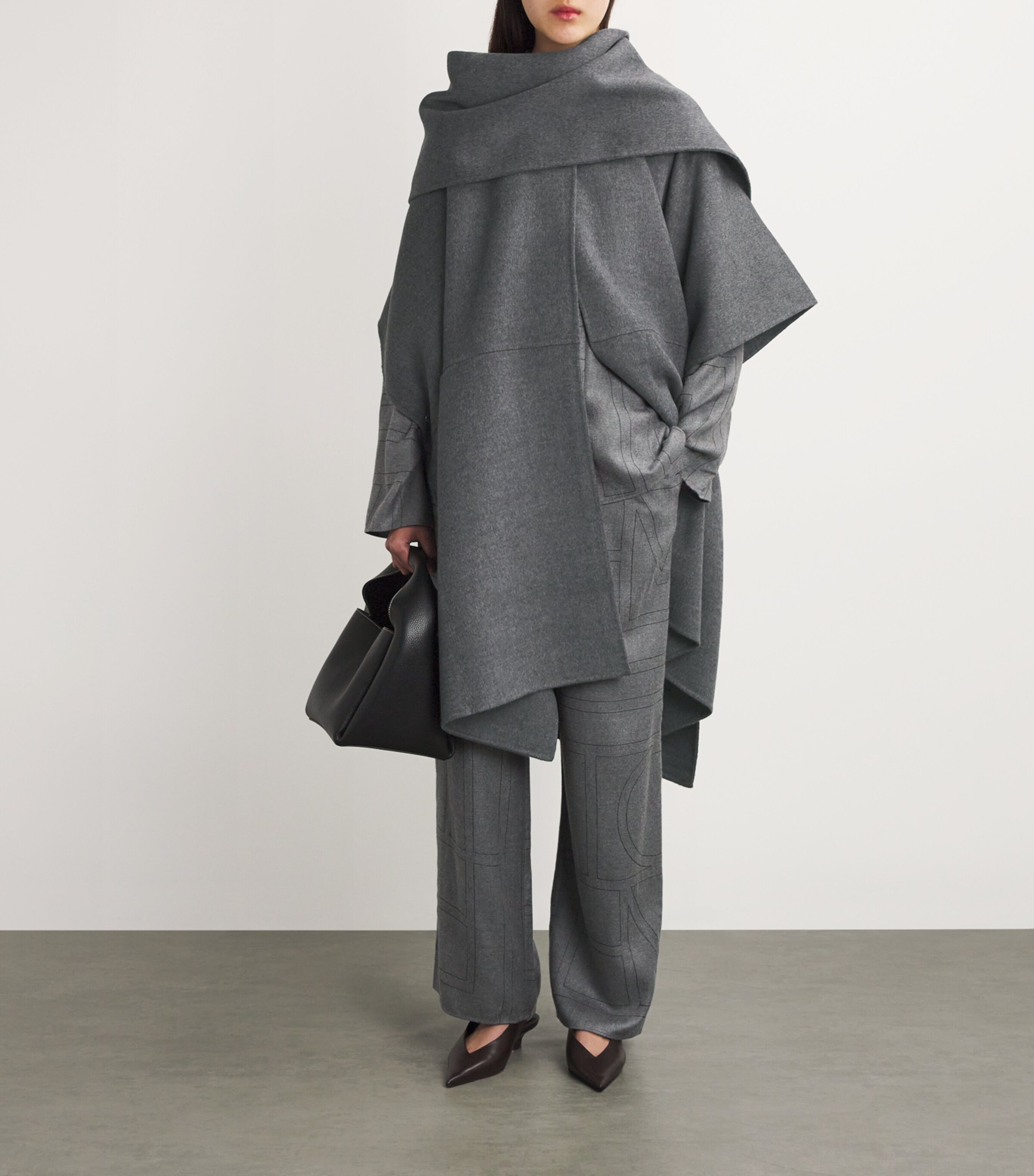 Totême Wool Double Scarf Coat | Harrods US Totême Wool Double Scarf Coat | Harrods US