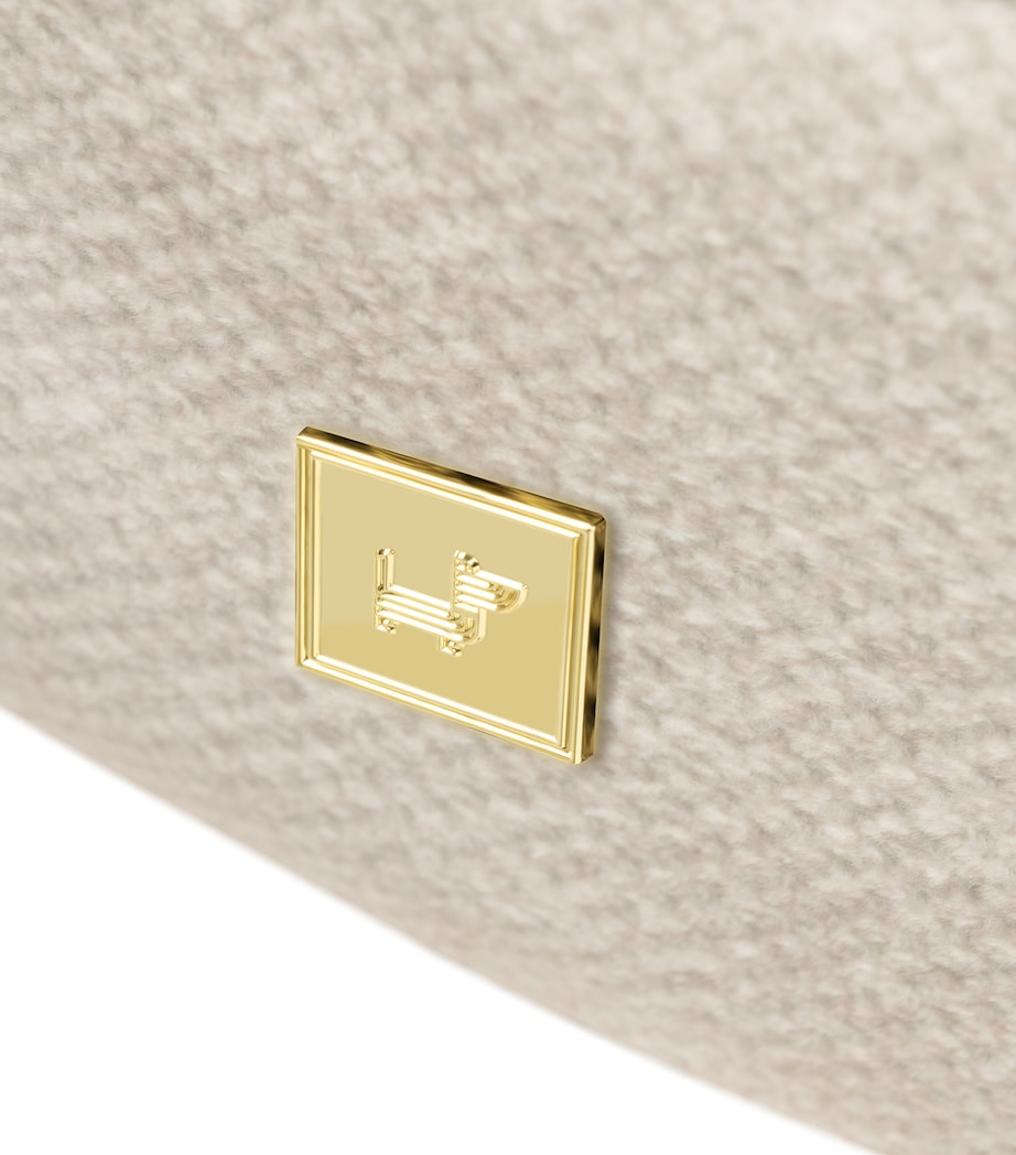 Medium Organic Pet Pouf BEIGE Image 2