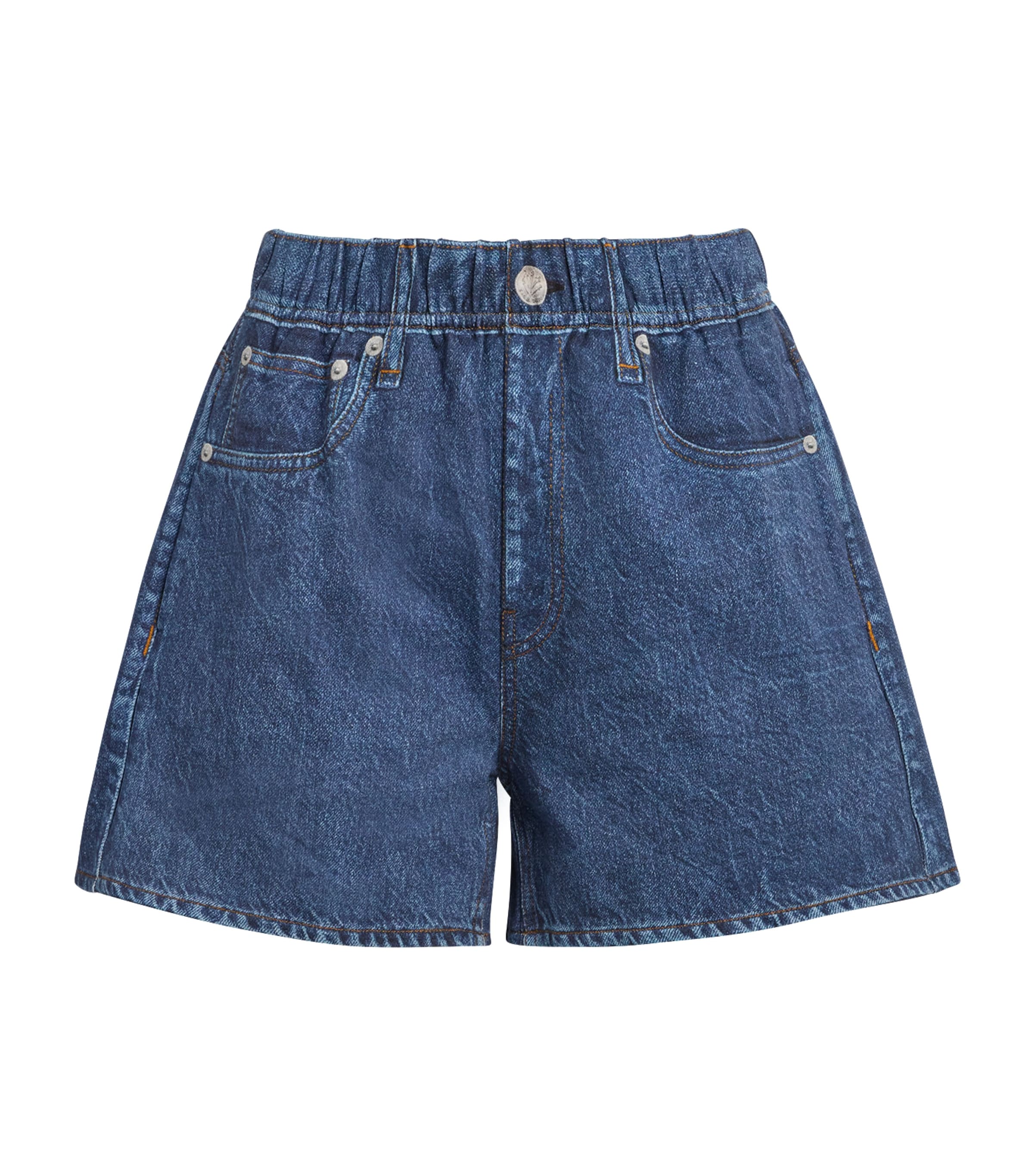 Rag & Bone Miramar Walking Shorts In Blue