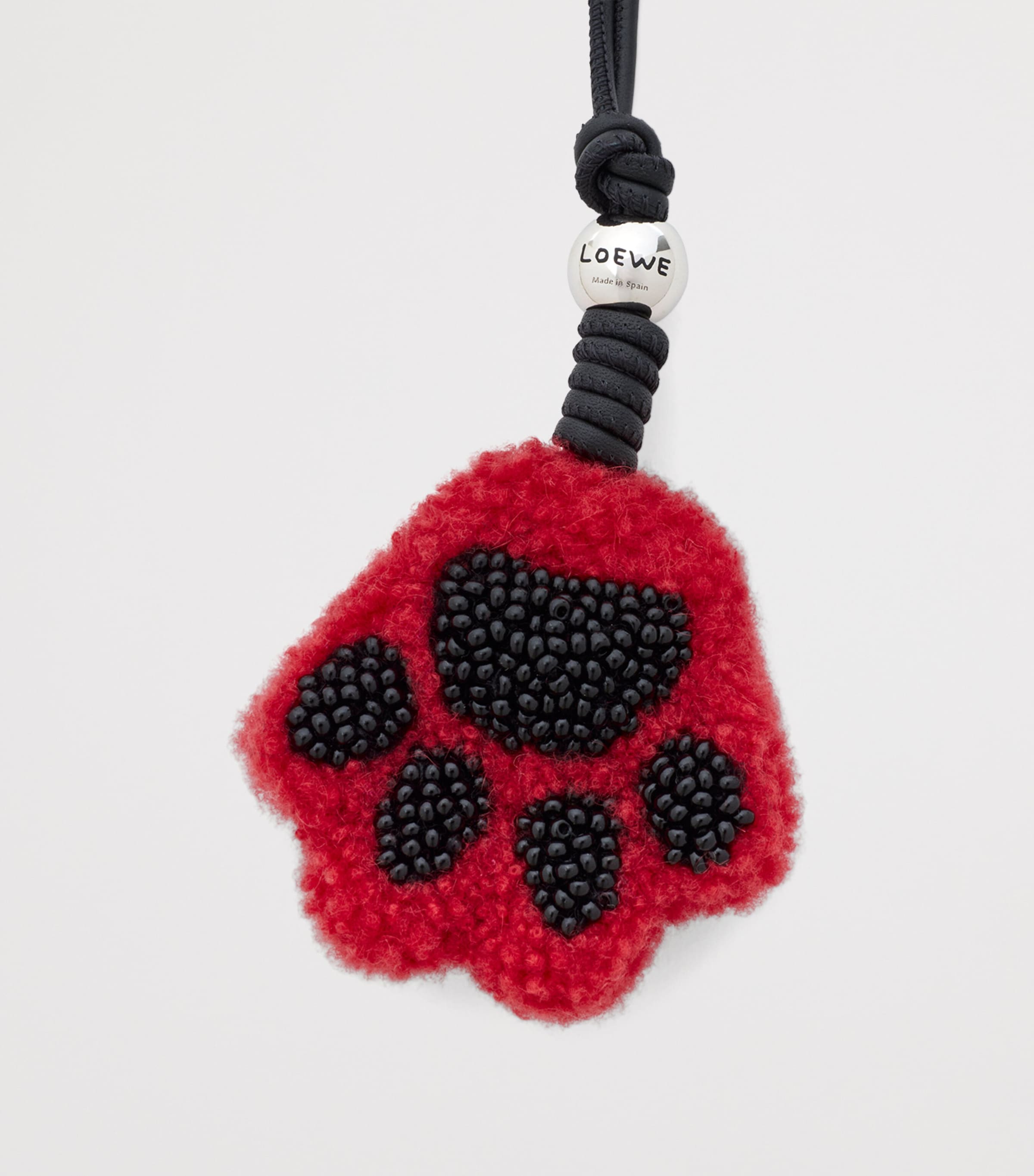LOEWE Paw Charm Black/red Image 3