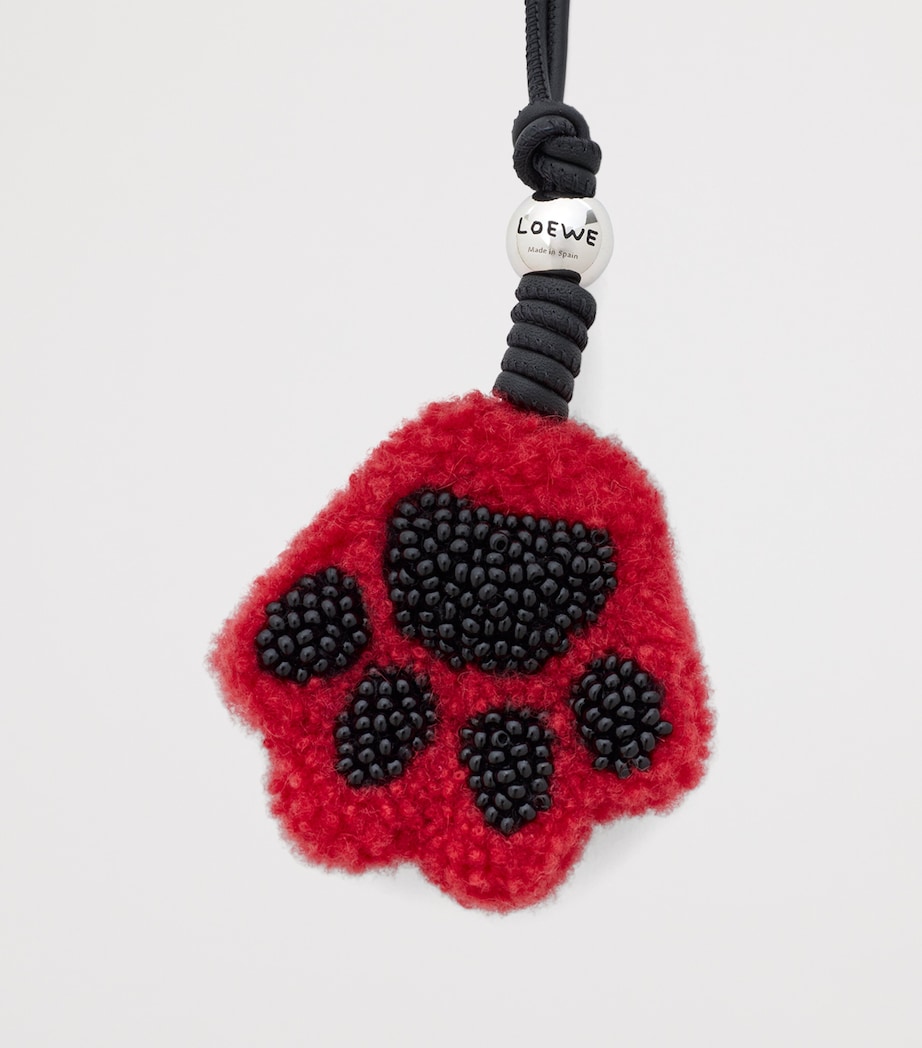 LOEWE Paw Charm Black/red Image 3