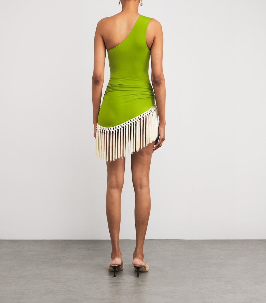 Pareo-Detail Yacare Swimsuit APPLE Image 3