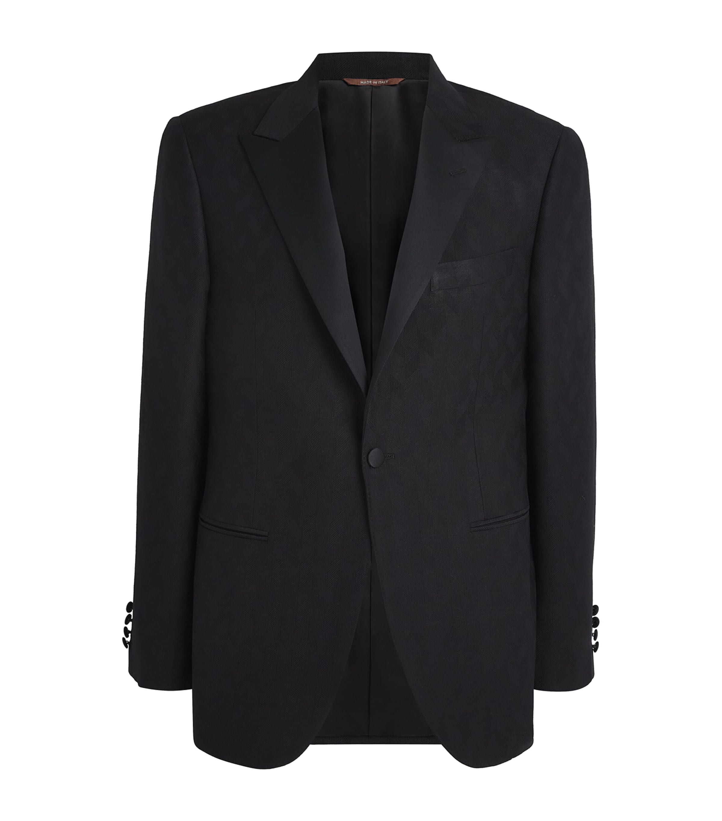 Wool-Silk Tuxedo Jacket 101 Image 1