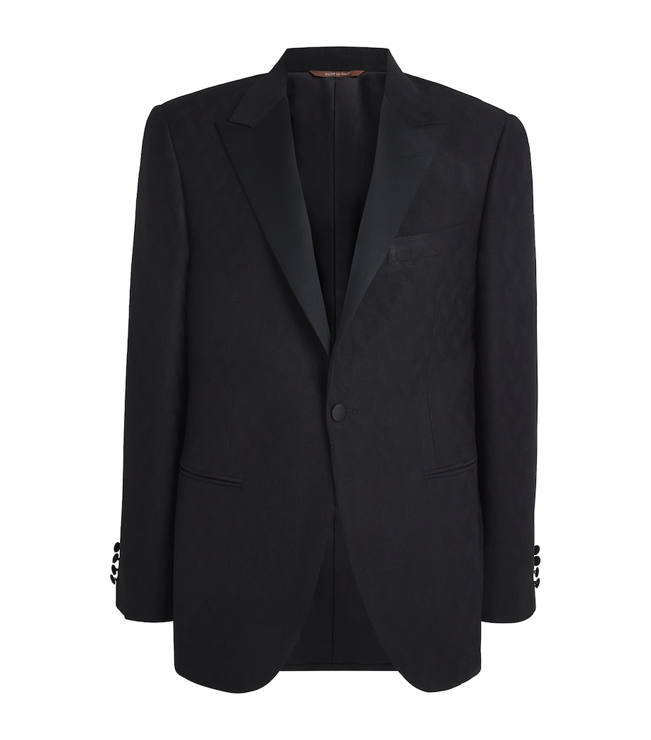 Wool-Silk Tuxedo Jacket 101 Image 1