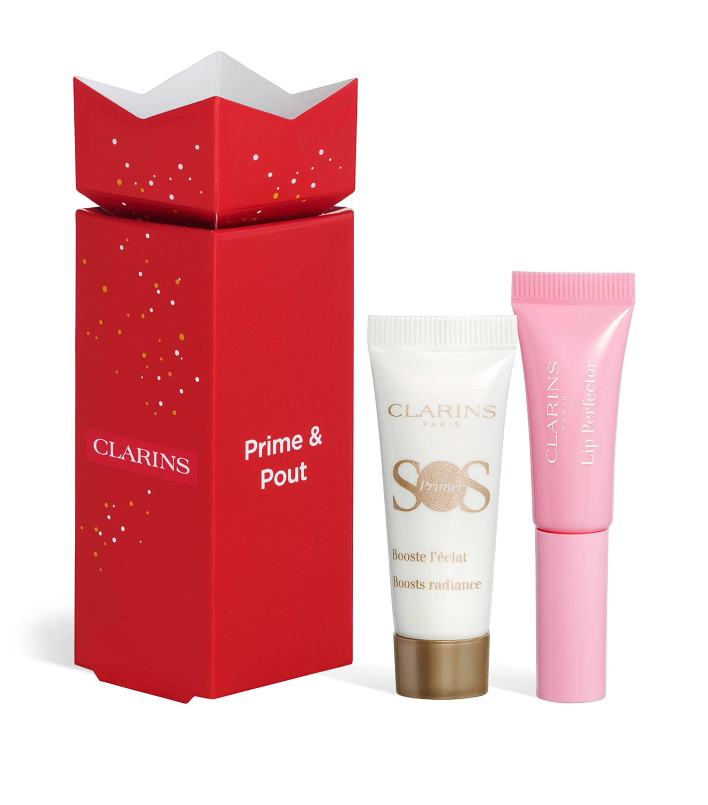 Clarins Prime & Pout Stocking Filler Gift Set