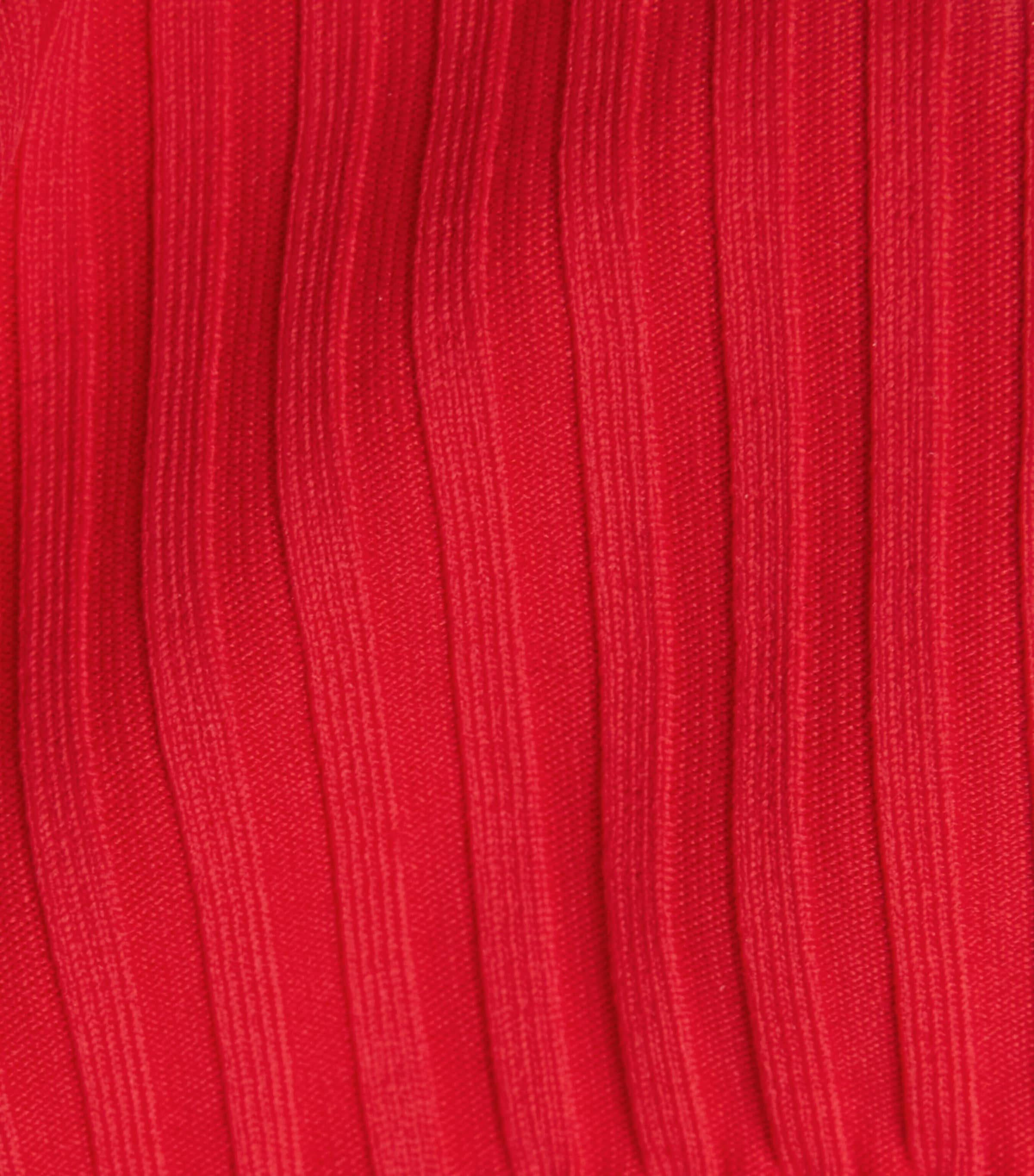 Melissa Odabash Womens Noto Bikini Top Red Ribbed Image 4