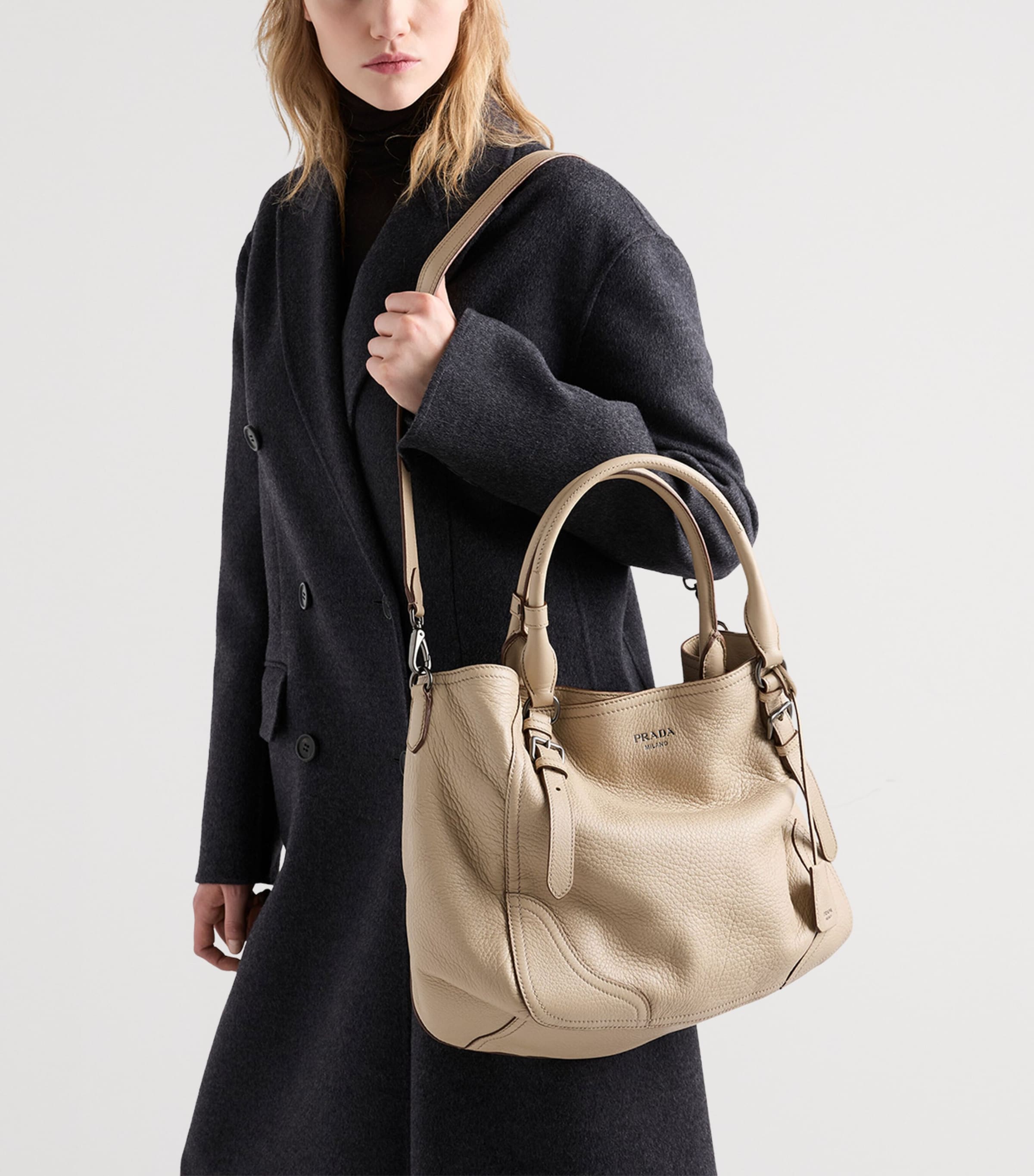 Large Leather Tote Bag F0036 Image 9