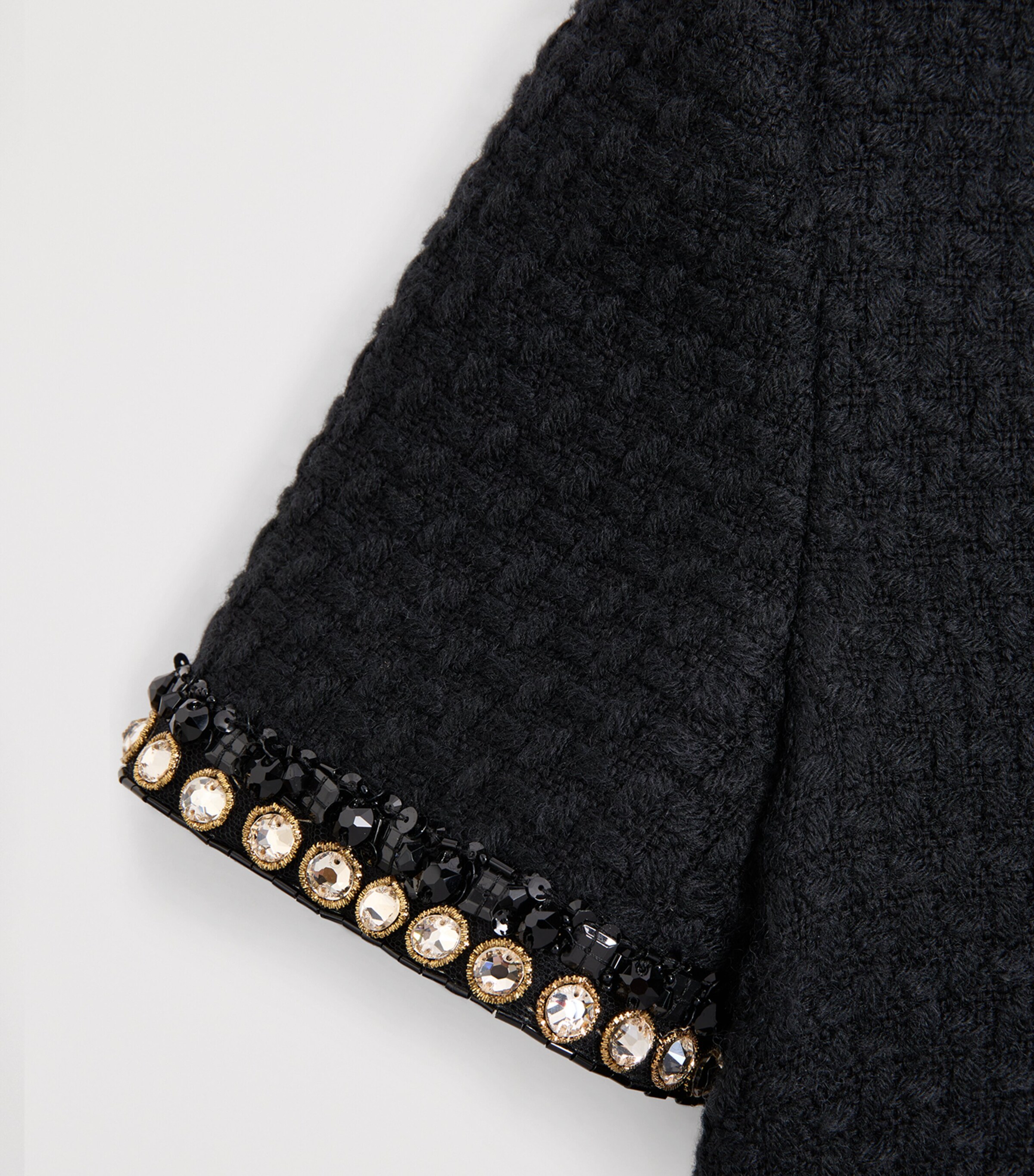 Virgin Wool-Blend Mini Dress NUD Image 8