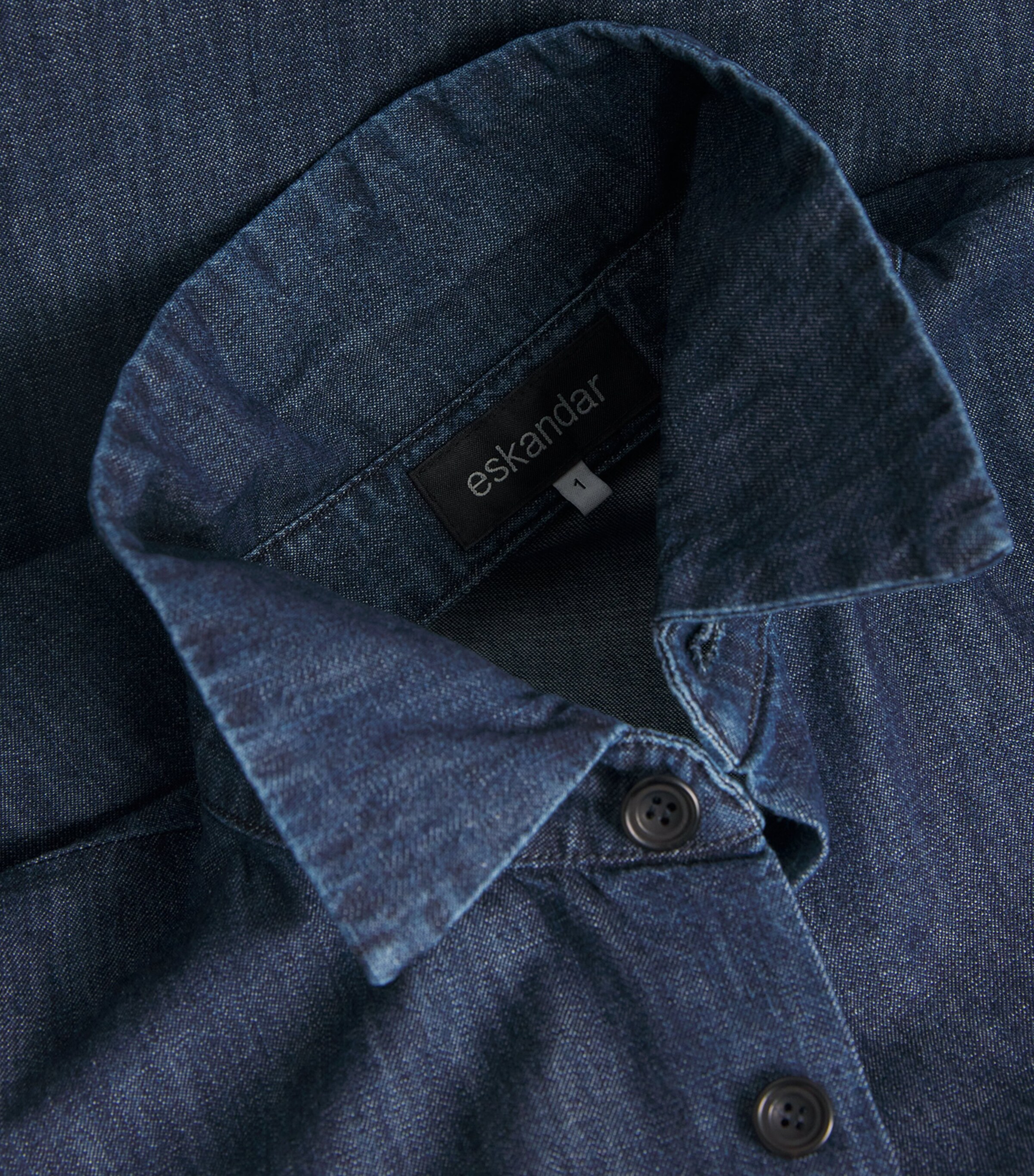 Denim Side-Seam Midi Dress JEANDARK Image 5