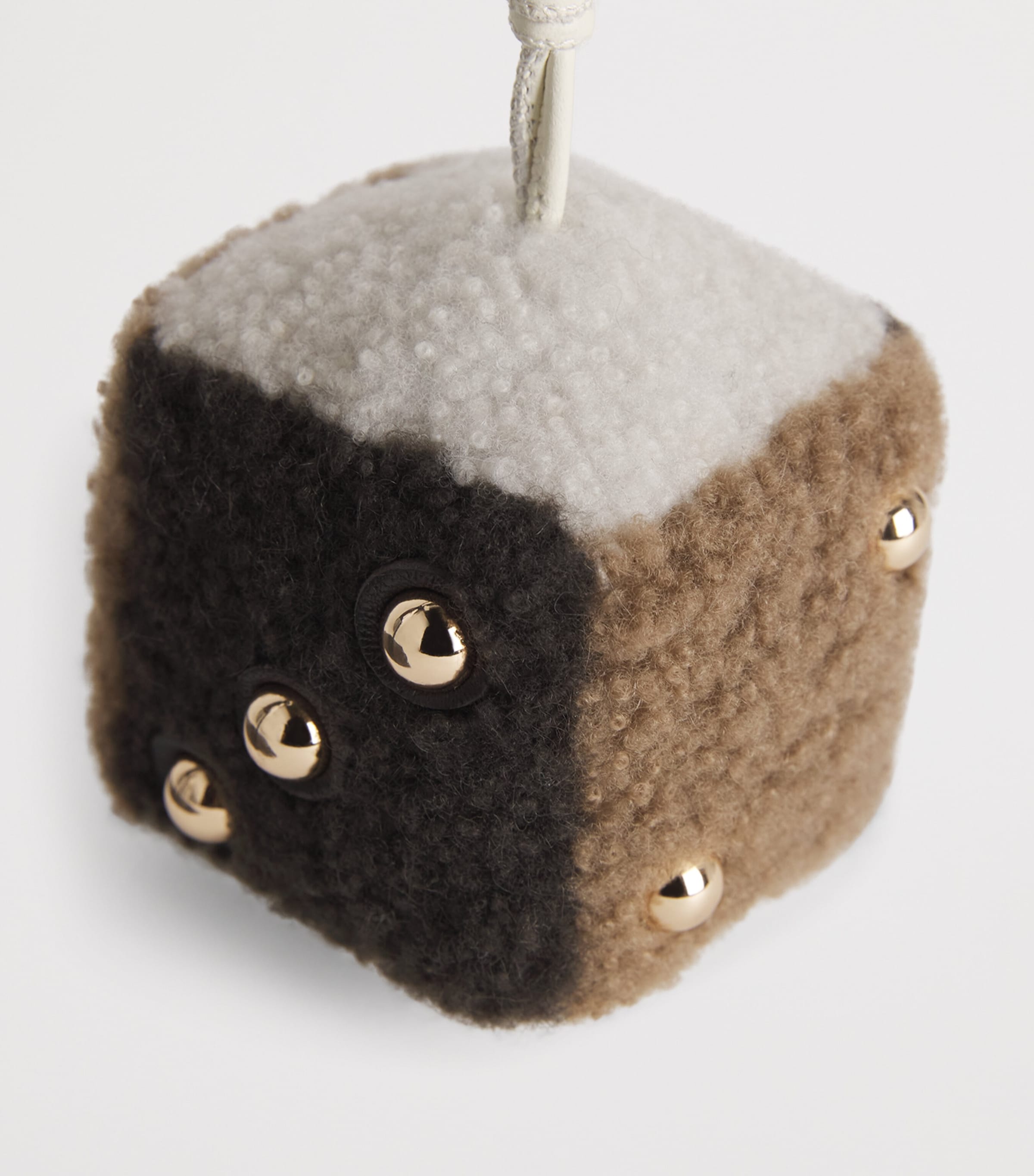 Merino Shearling Dice Keyring B3255 Image 5