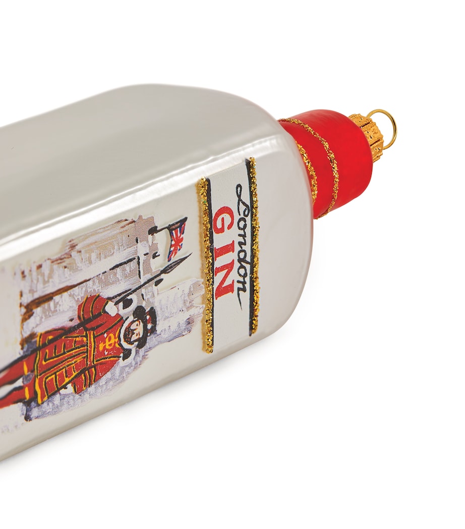 Gin Bottle Tree Decoration SILVER Image 2