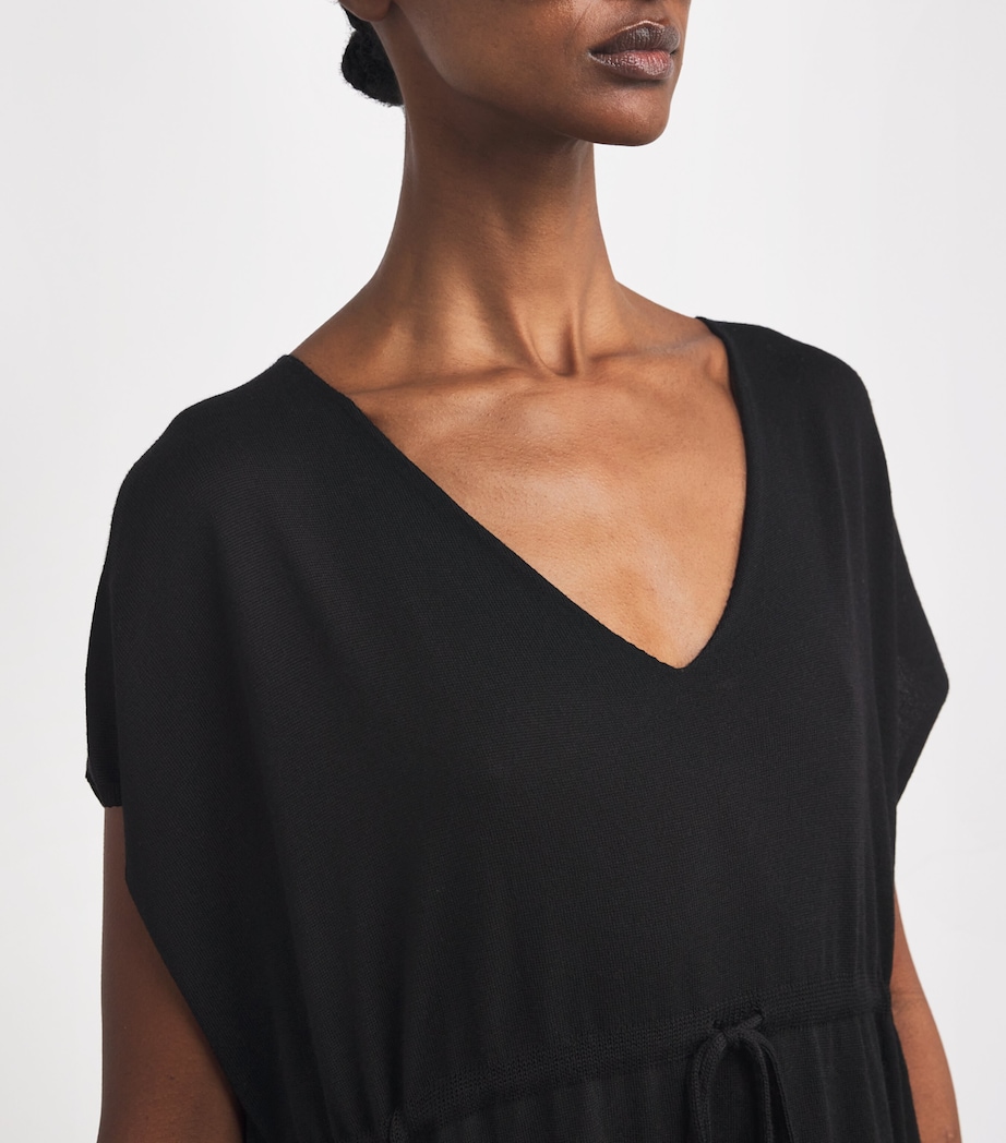 Superfine Merino Maxi Dress SA7131 BLACK Image 6