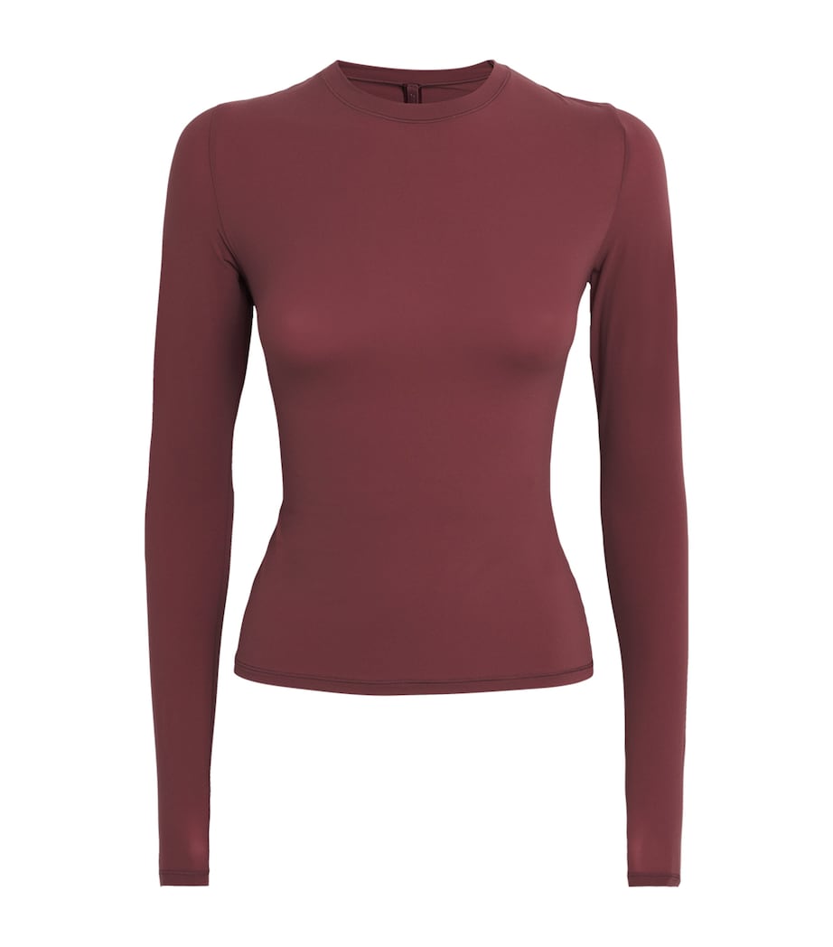Fits Everybody Long-Sleeve T-Shirt BEET Image 1