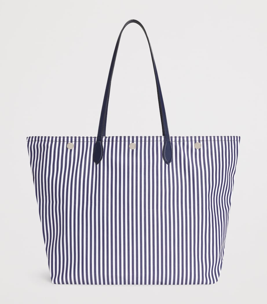 Dolce&Gabbana Stripe Essenza Shopper Bag Blue/white Image 4