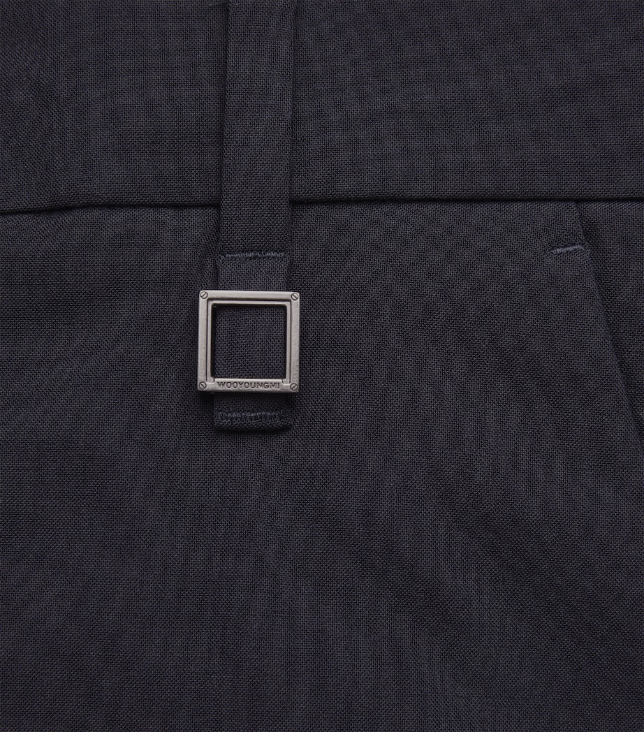 Cuffed Trousers NAVY Image 5