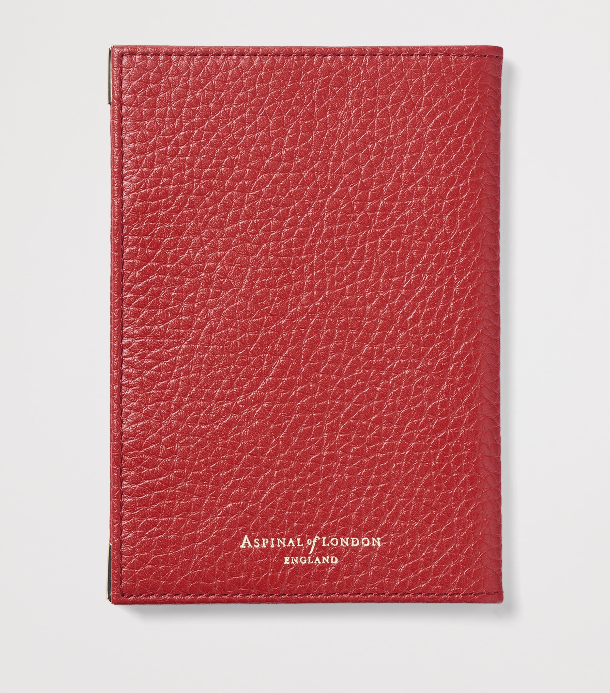 Aspinal Of London Leather Passport Cover Cardinalred Image 2