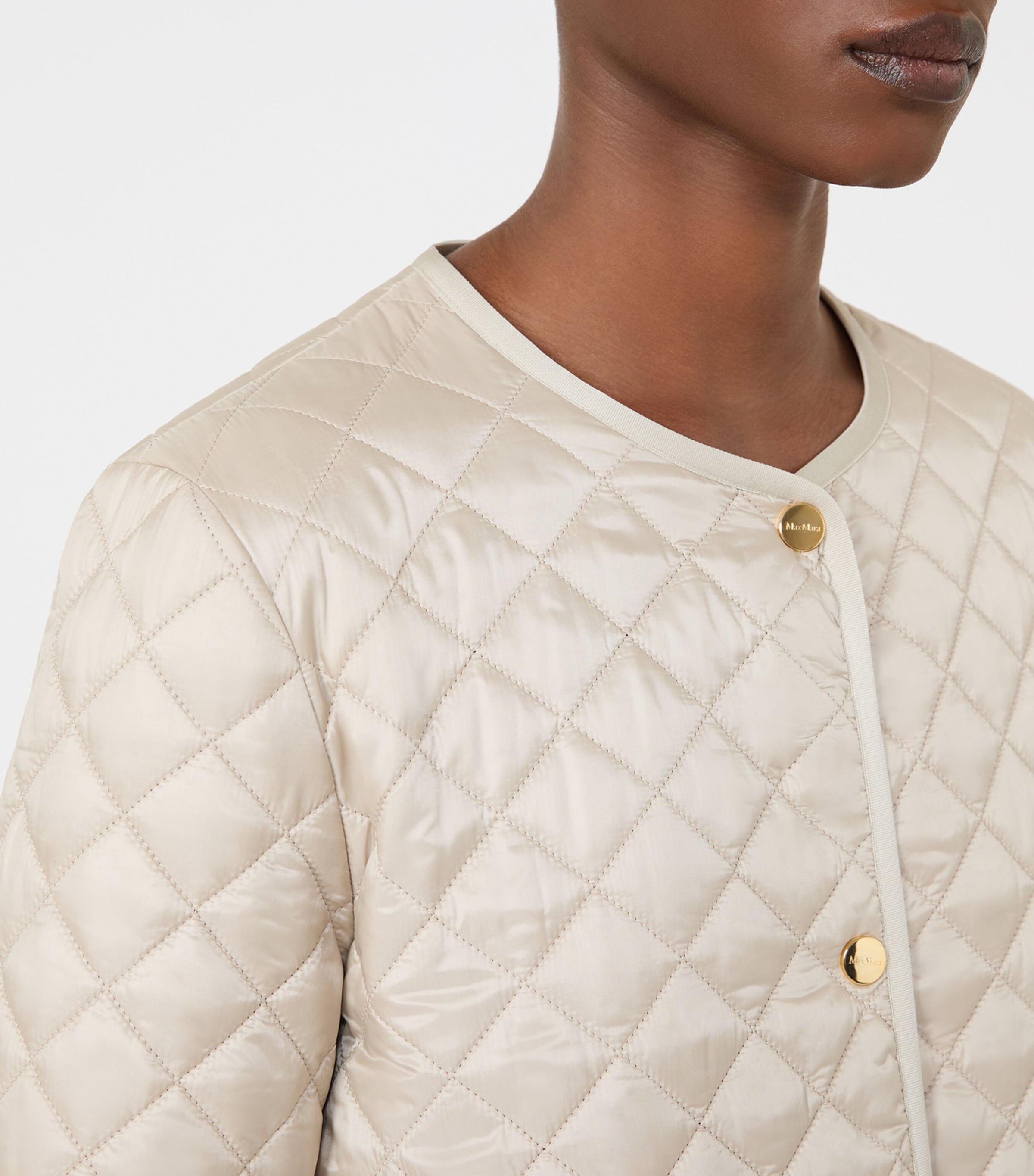 Cameluxe Quilted Jacket NATURAL Image 5