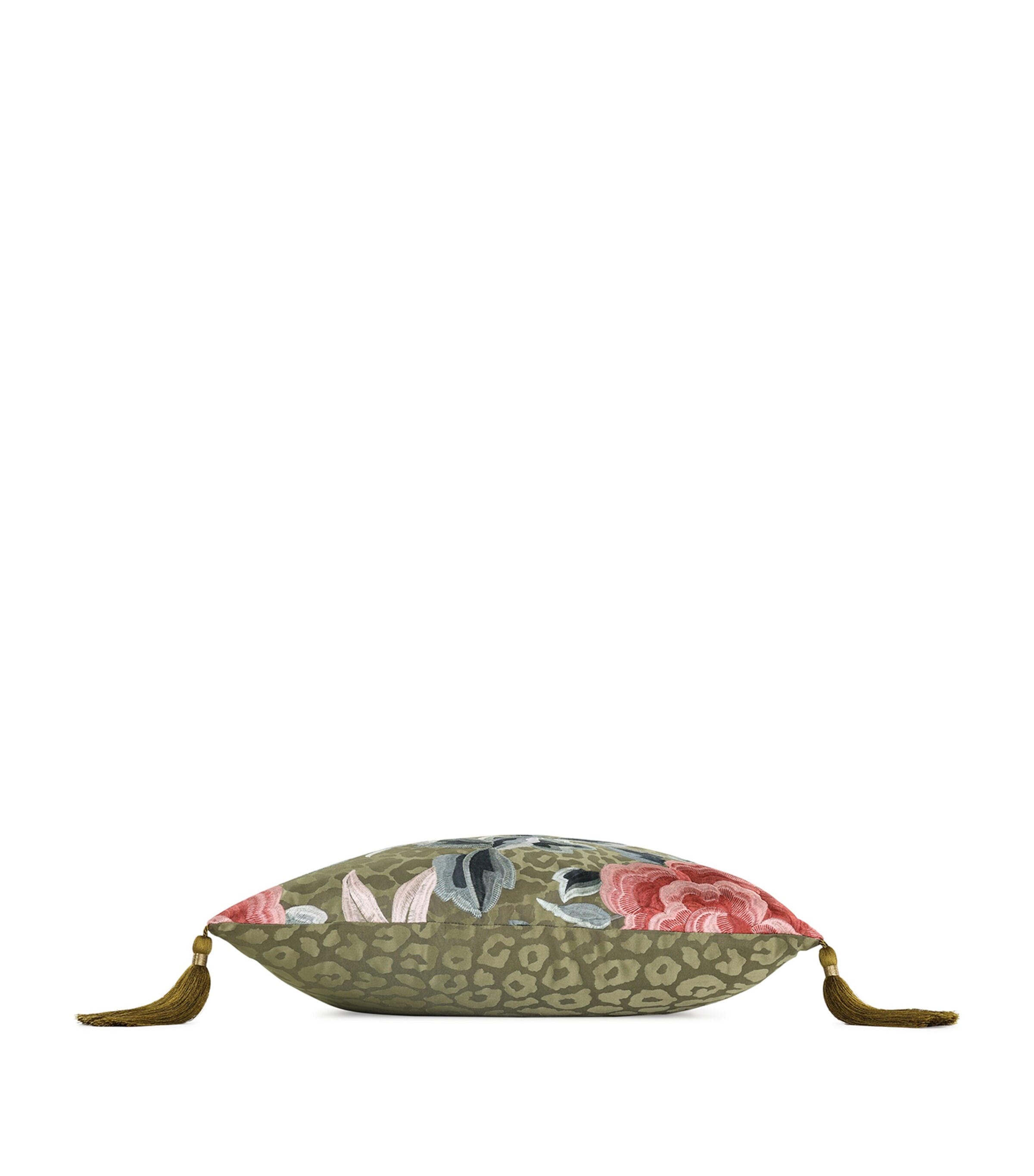 Romo Embroidered Jacquard Lavinia Cushion (50cm x 50cm) Somerset Green Image 2