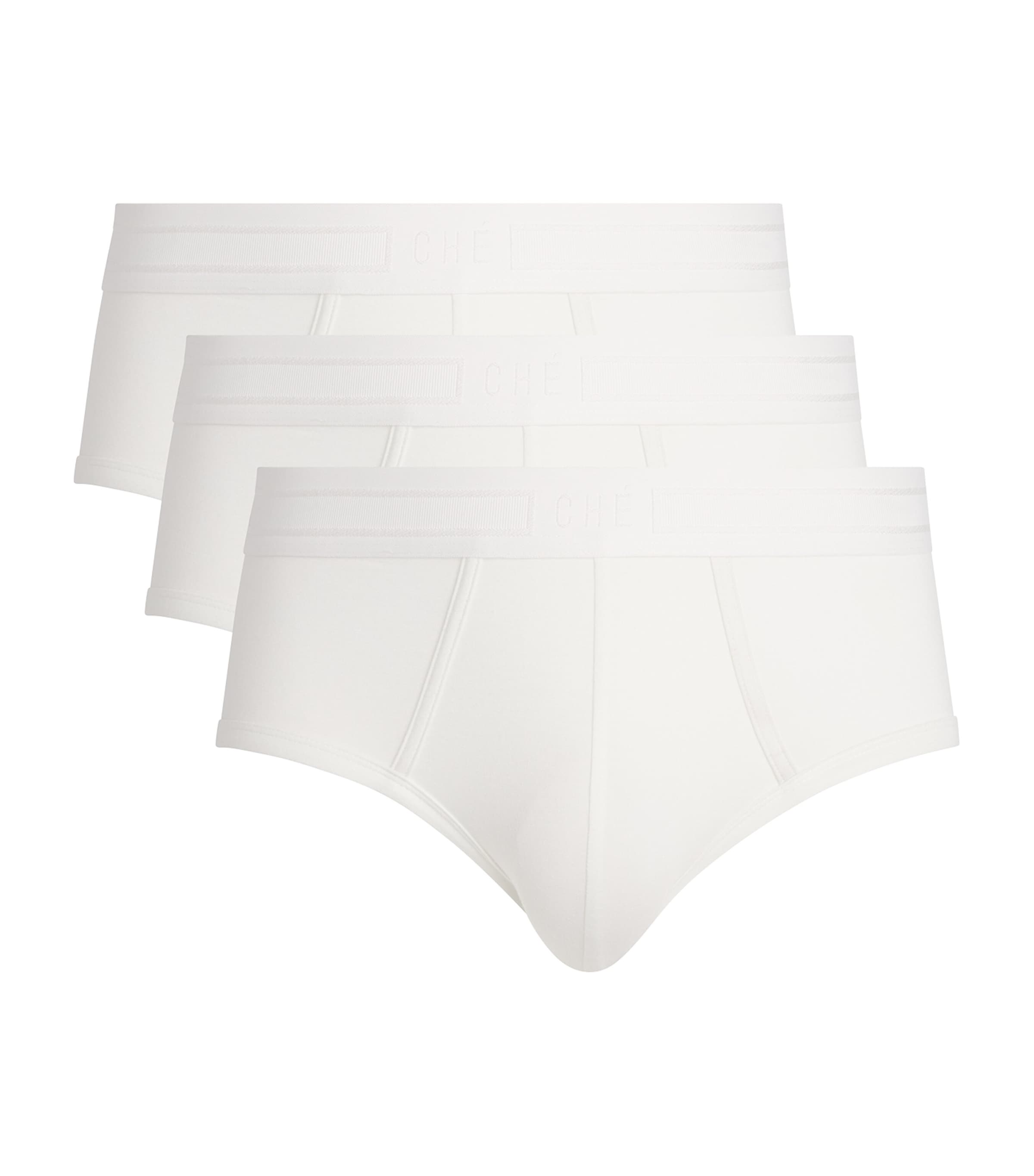 Che Studios Modal-blend Briefs In White