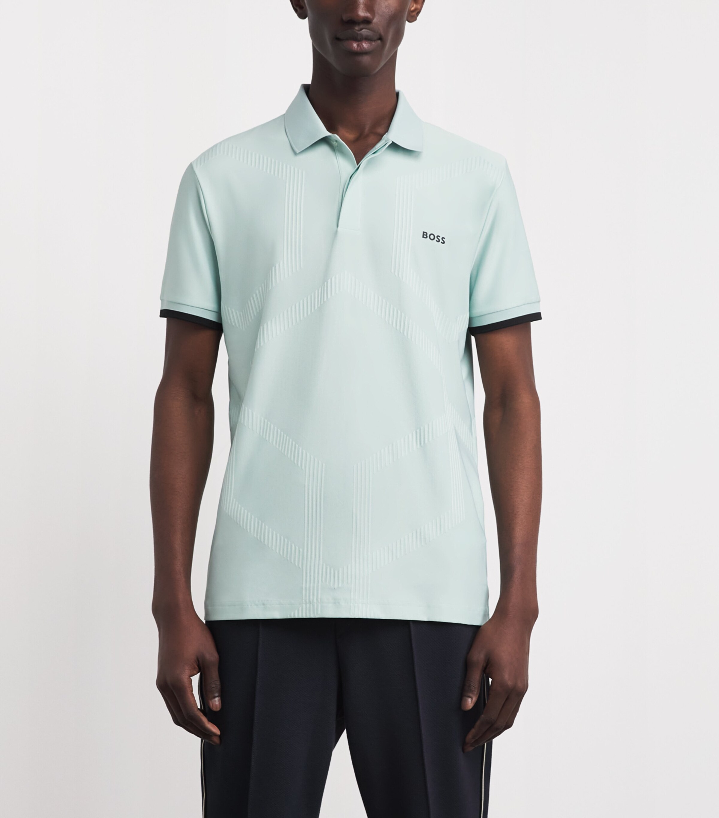 BOSS Mens Logo Polo Shirt Image 4