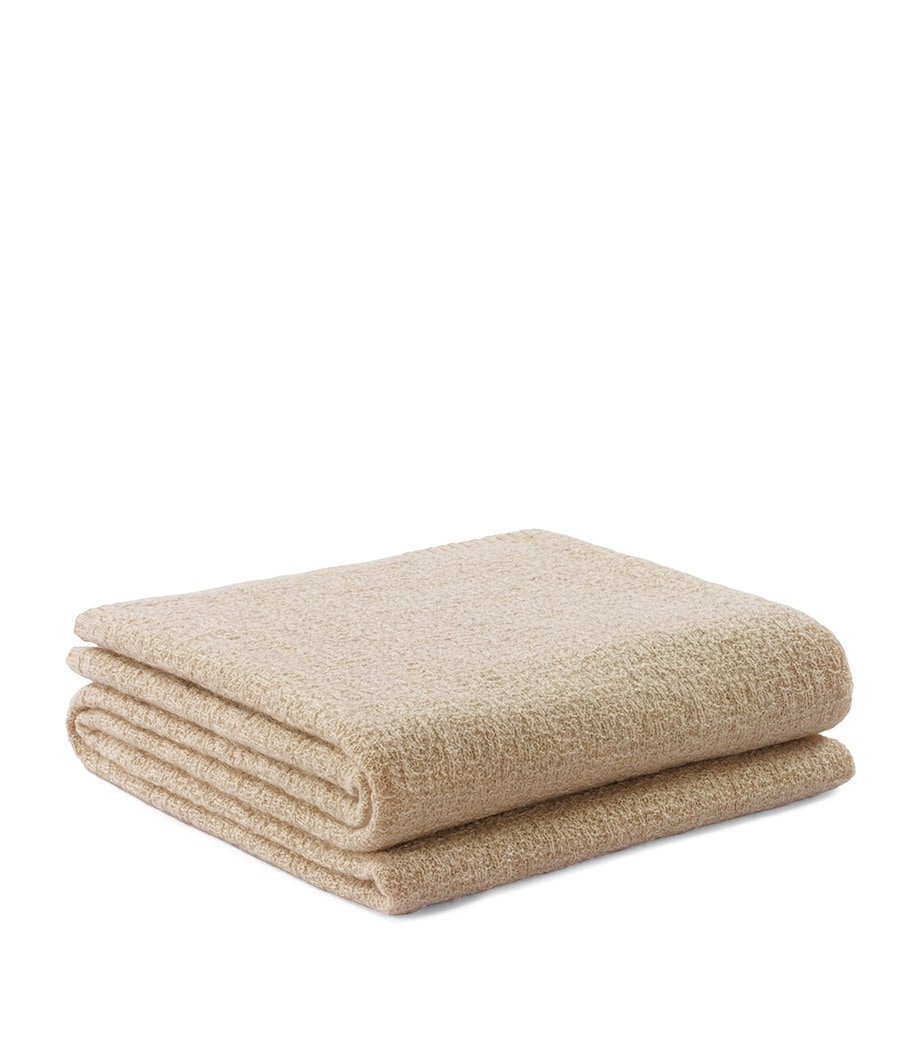 Cashmere Eva Throw (120cm x 180cm) SAND Image 1