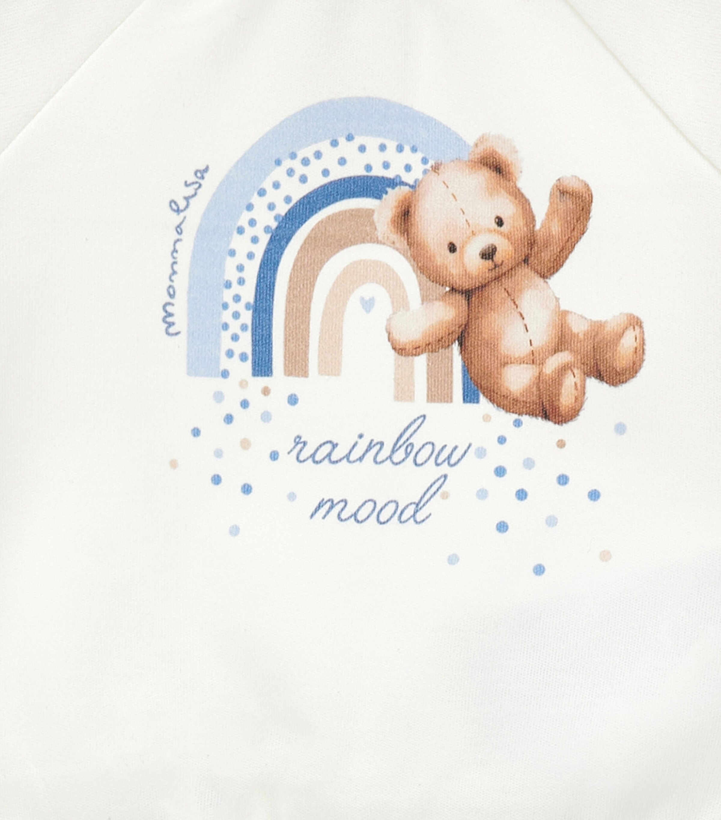 Cotton Sweatshirt and Sweatpants Set (1-9 Months) PANNA+NUVOLA Image 3