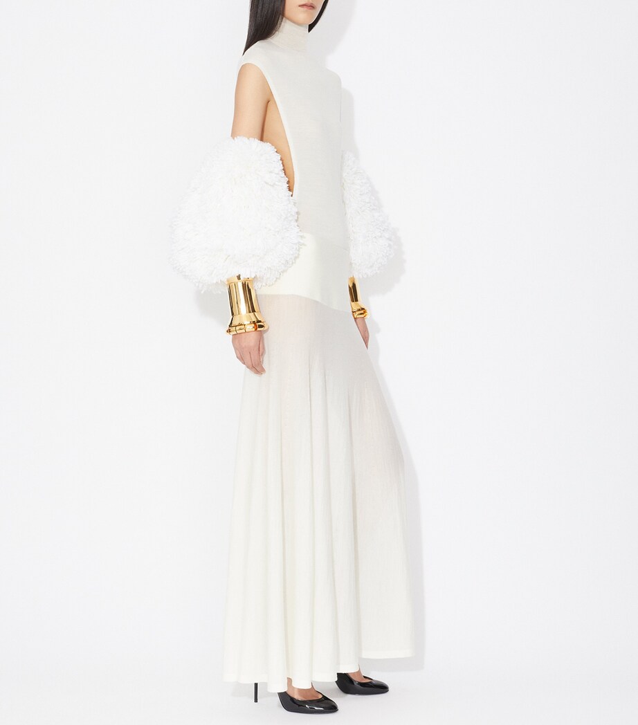 Cap-Sleeve Bodysuit BLANC NATUREL Image 4