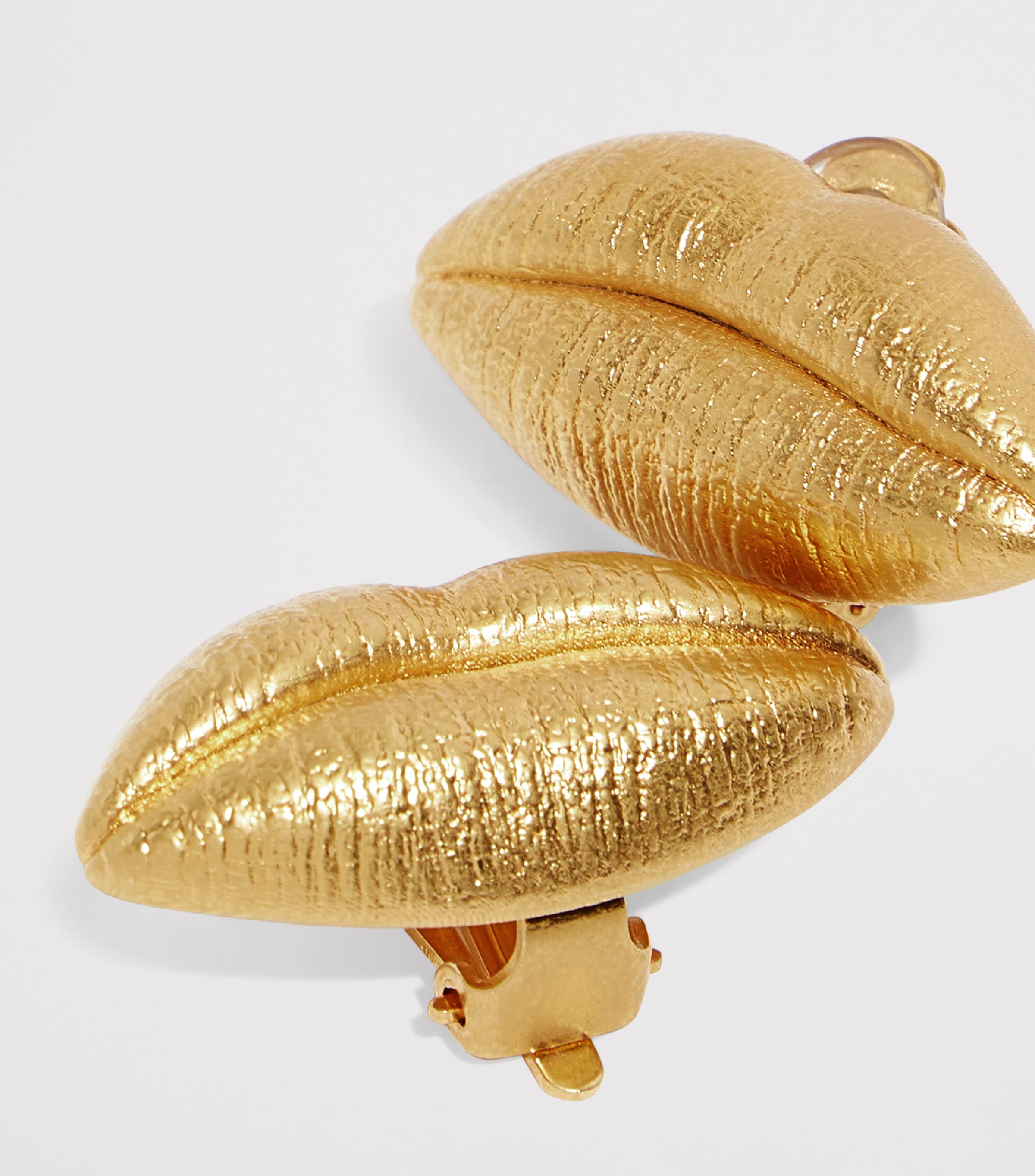 Schiaparelli Mouth Stud Earrings Gold Image 5