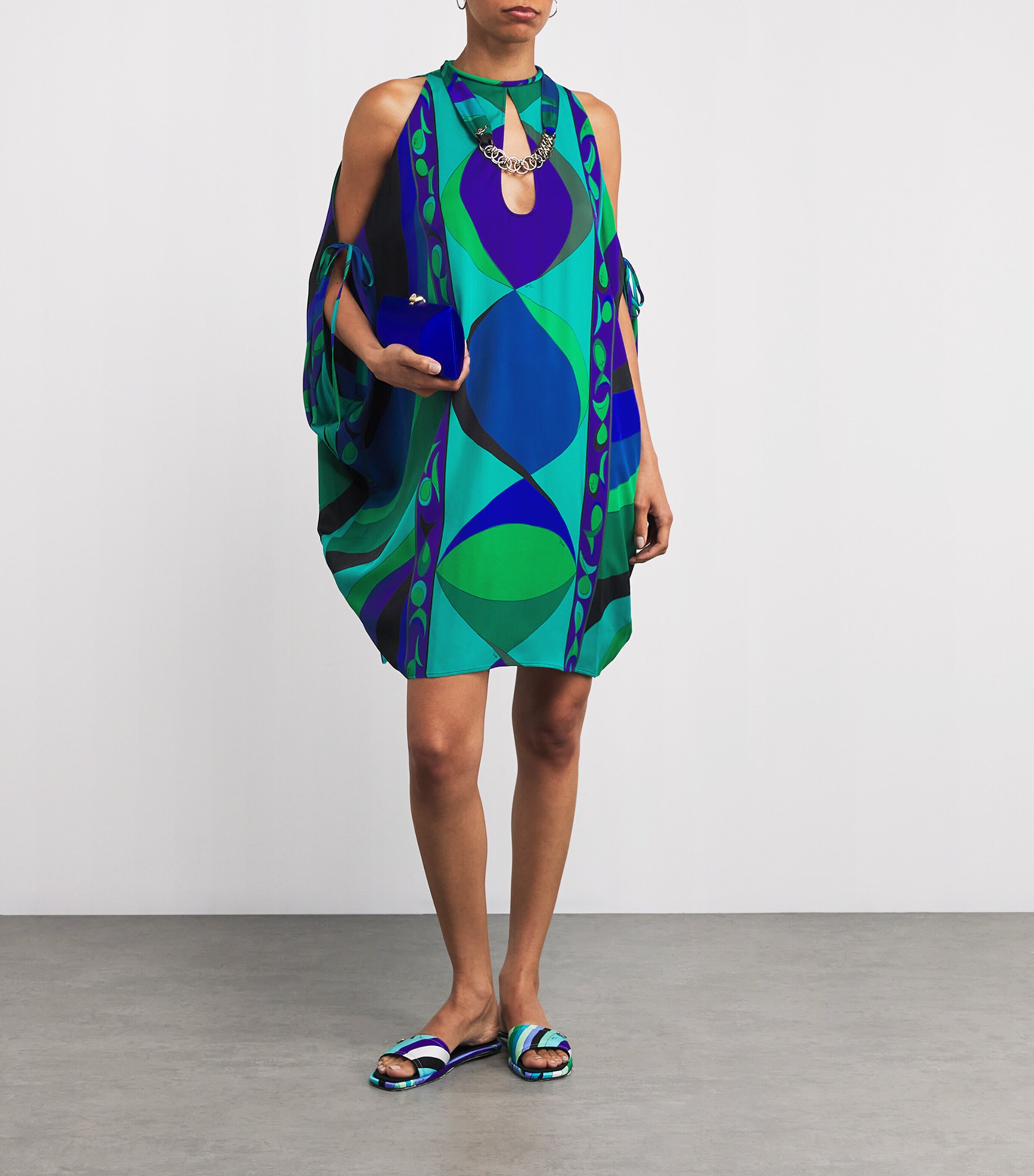 Iride Print Kaftan 016 SMERALDO Image 2