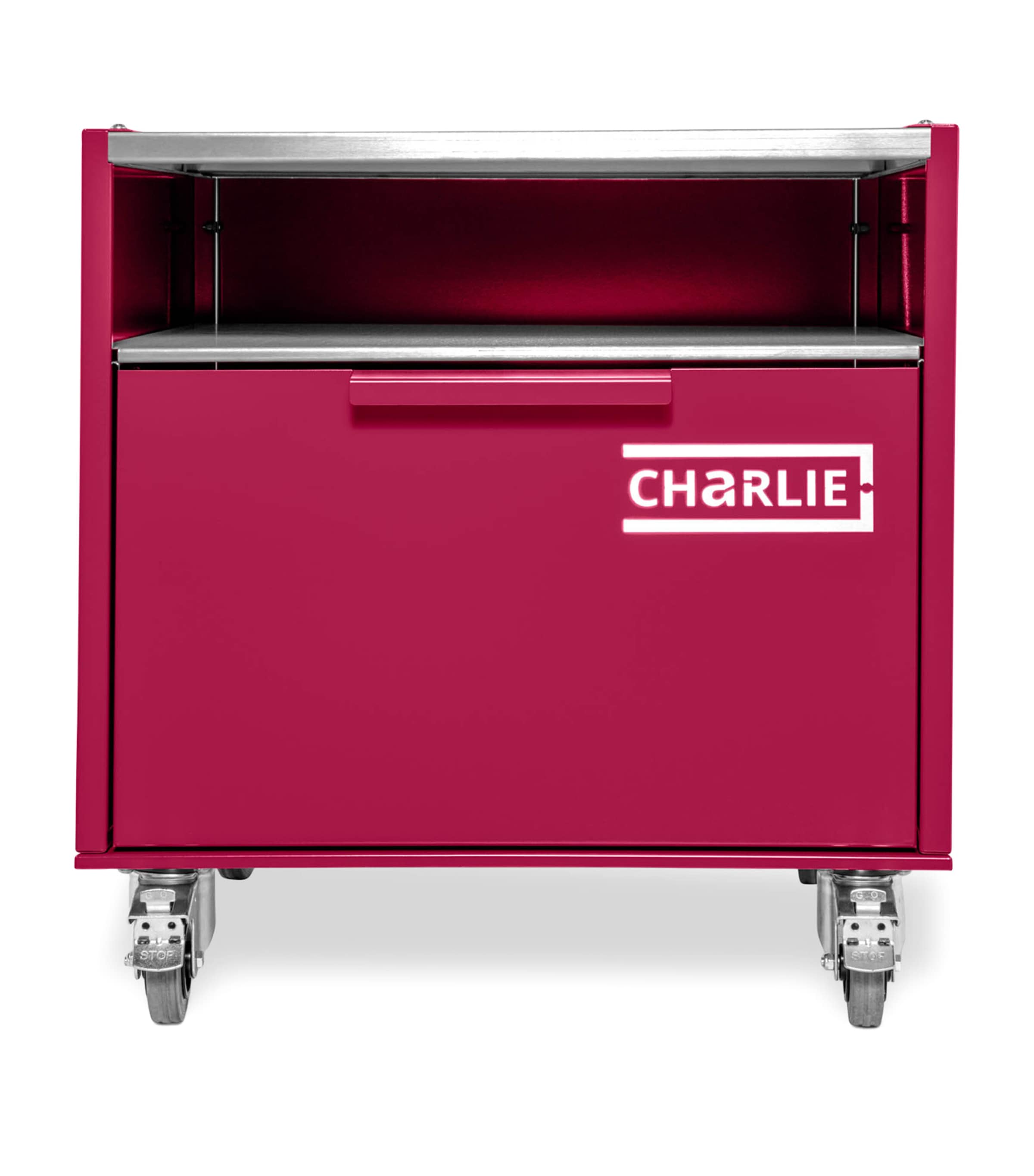 Charlie Outdoor Island Cabinet RHUBARB Image 1